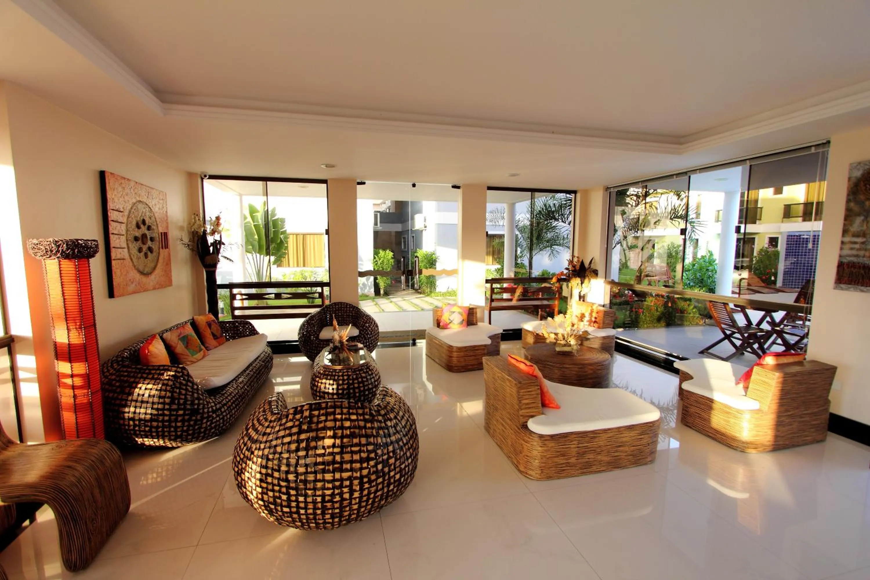 Lobby or reception in Aquaville Apart Hotel