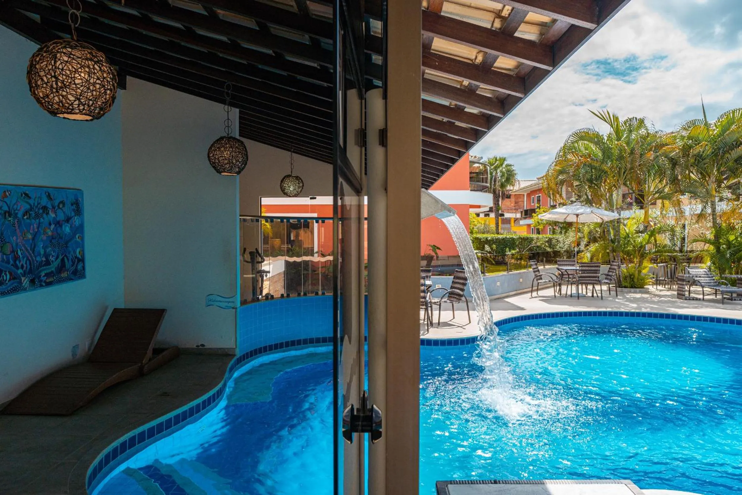 Hot Tub in Aquaville Apart Hotel