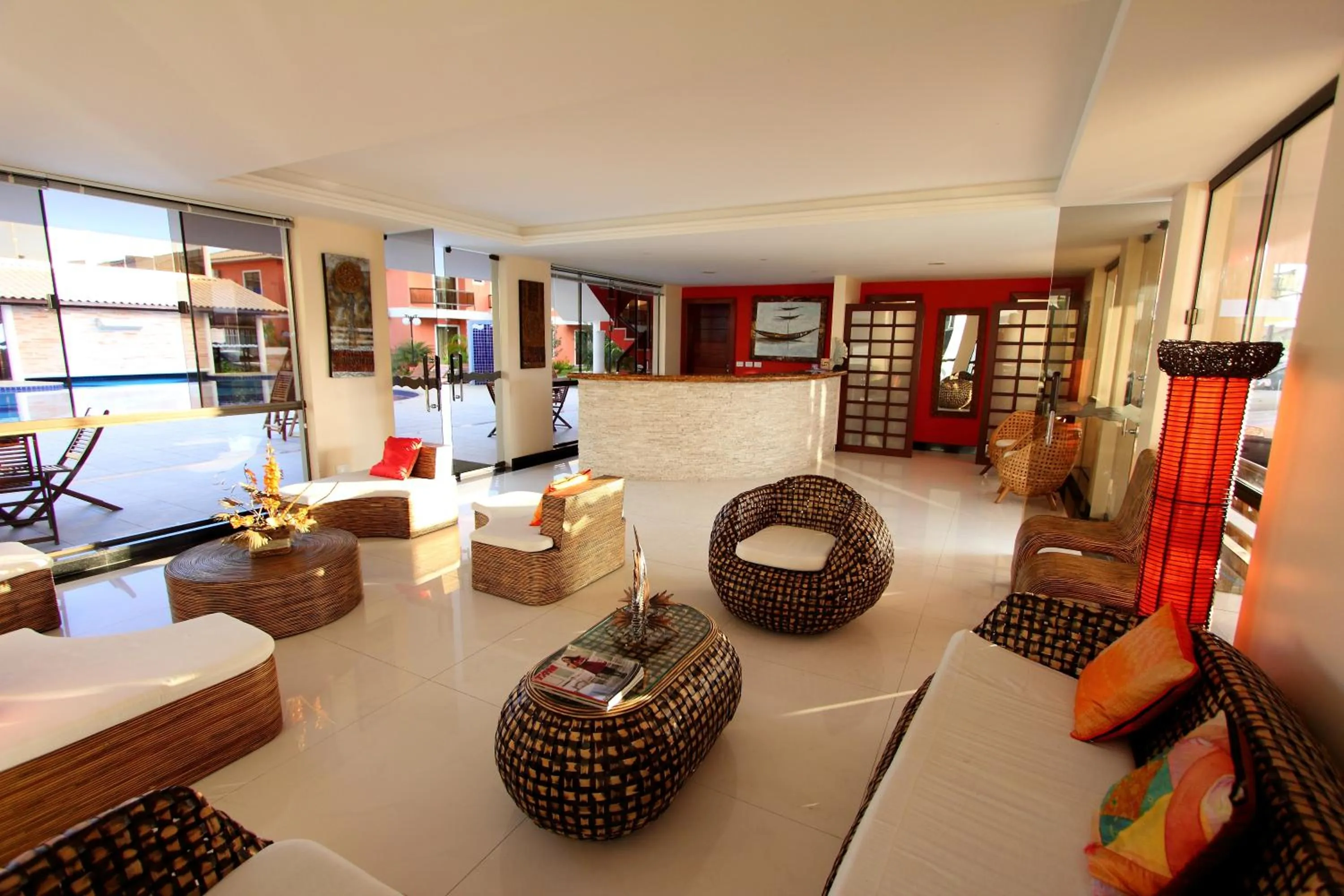 Lobby or reception in Aquaville Apart Hotel