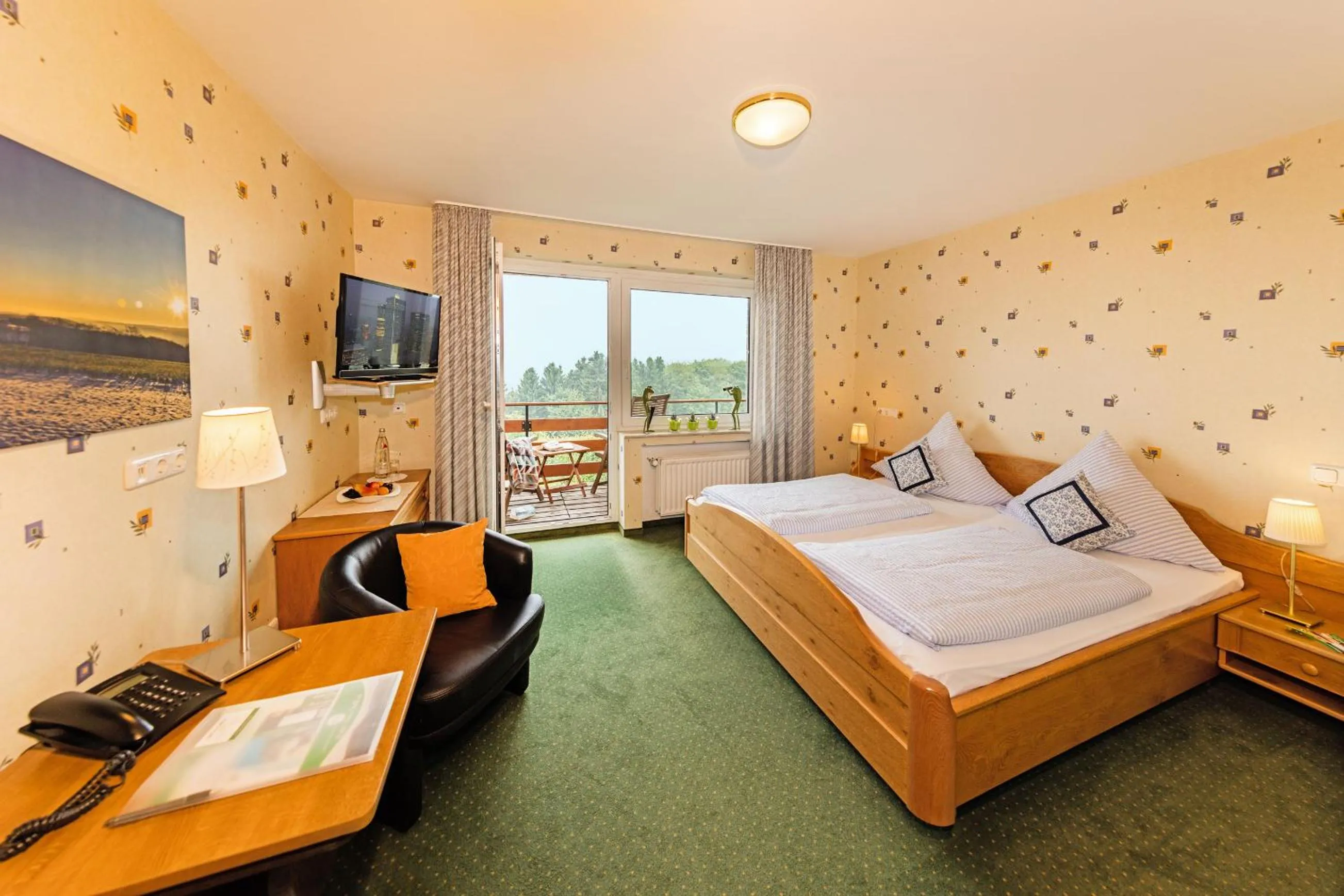 Photo of the whole room, Bed in Hotel Haus Seeblick