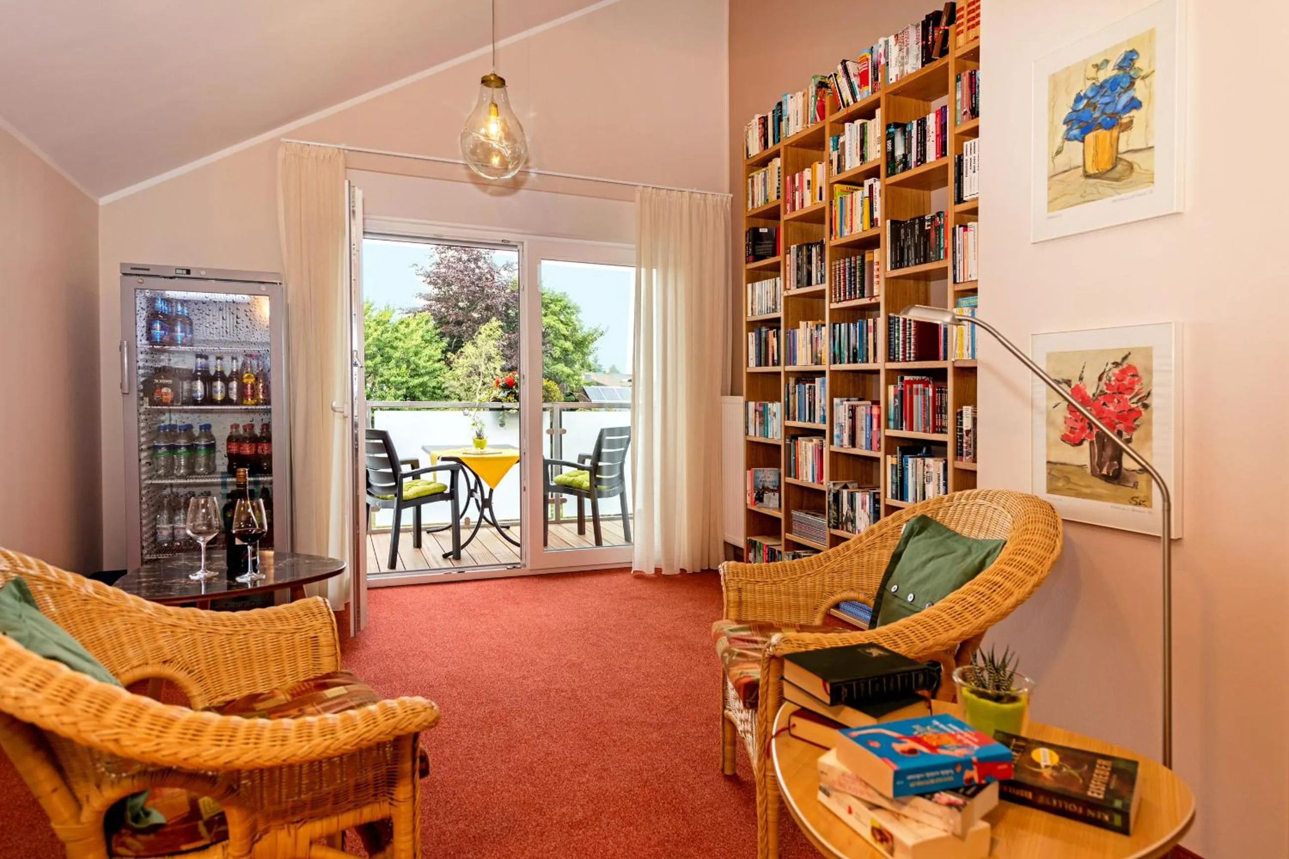 Library in Hotel Haus Seeblick