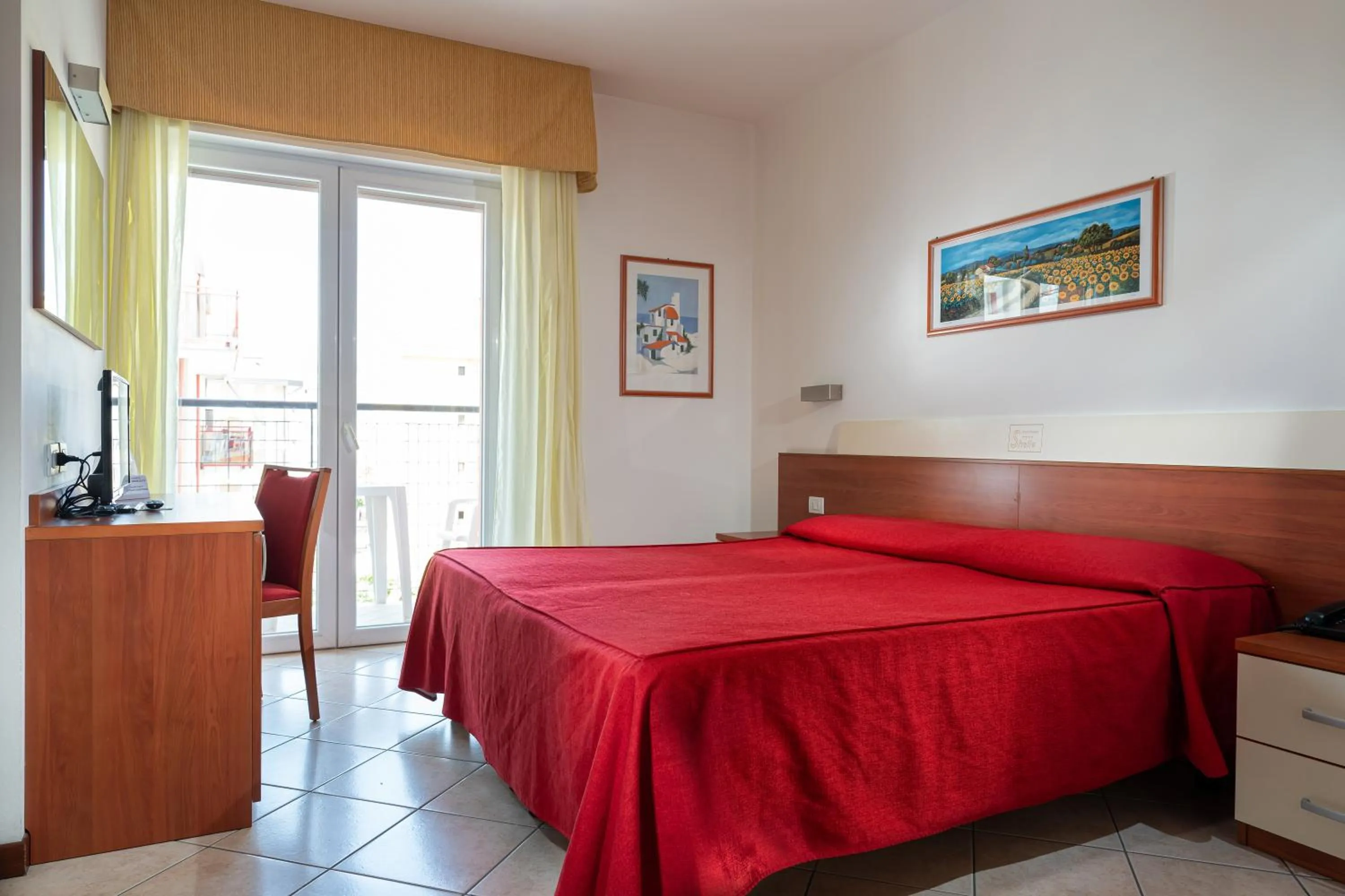 Bedroom, Bed in Hotel Sheila