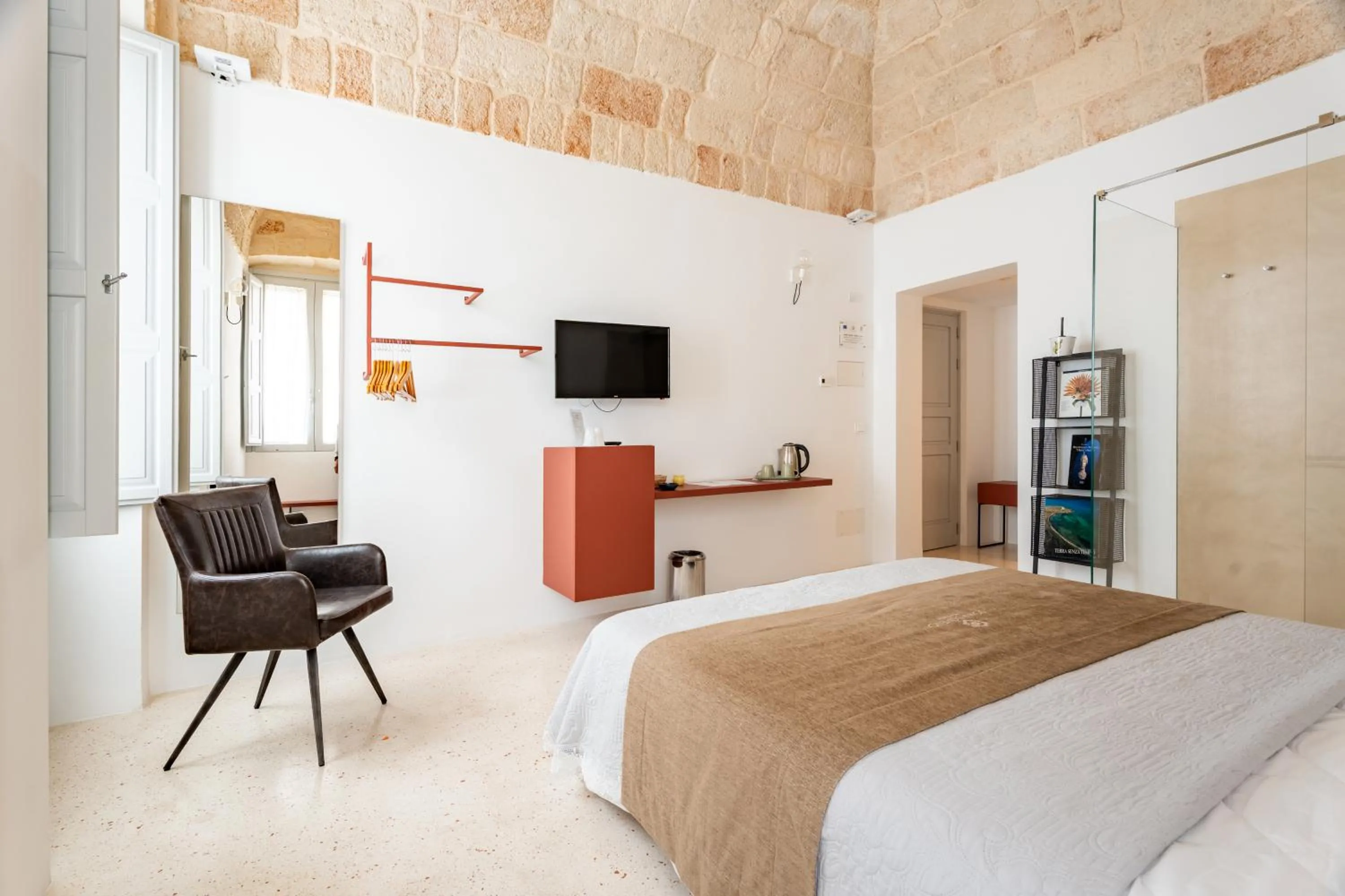 Bed in Donna Domenica Boutique Suites