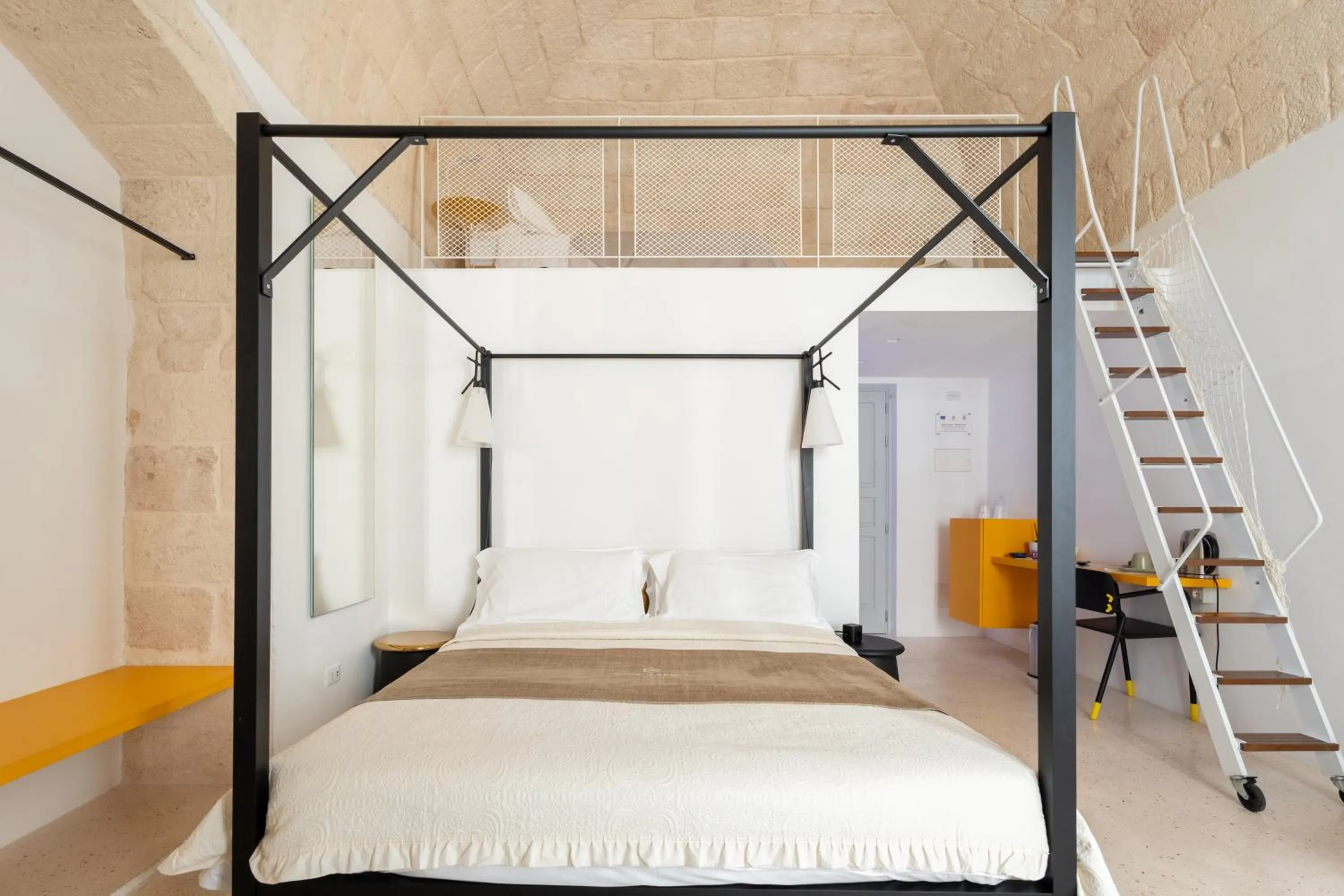 Bed in Donna Domenica Boutique Suites