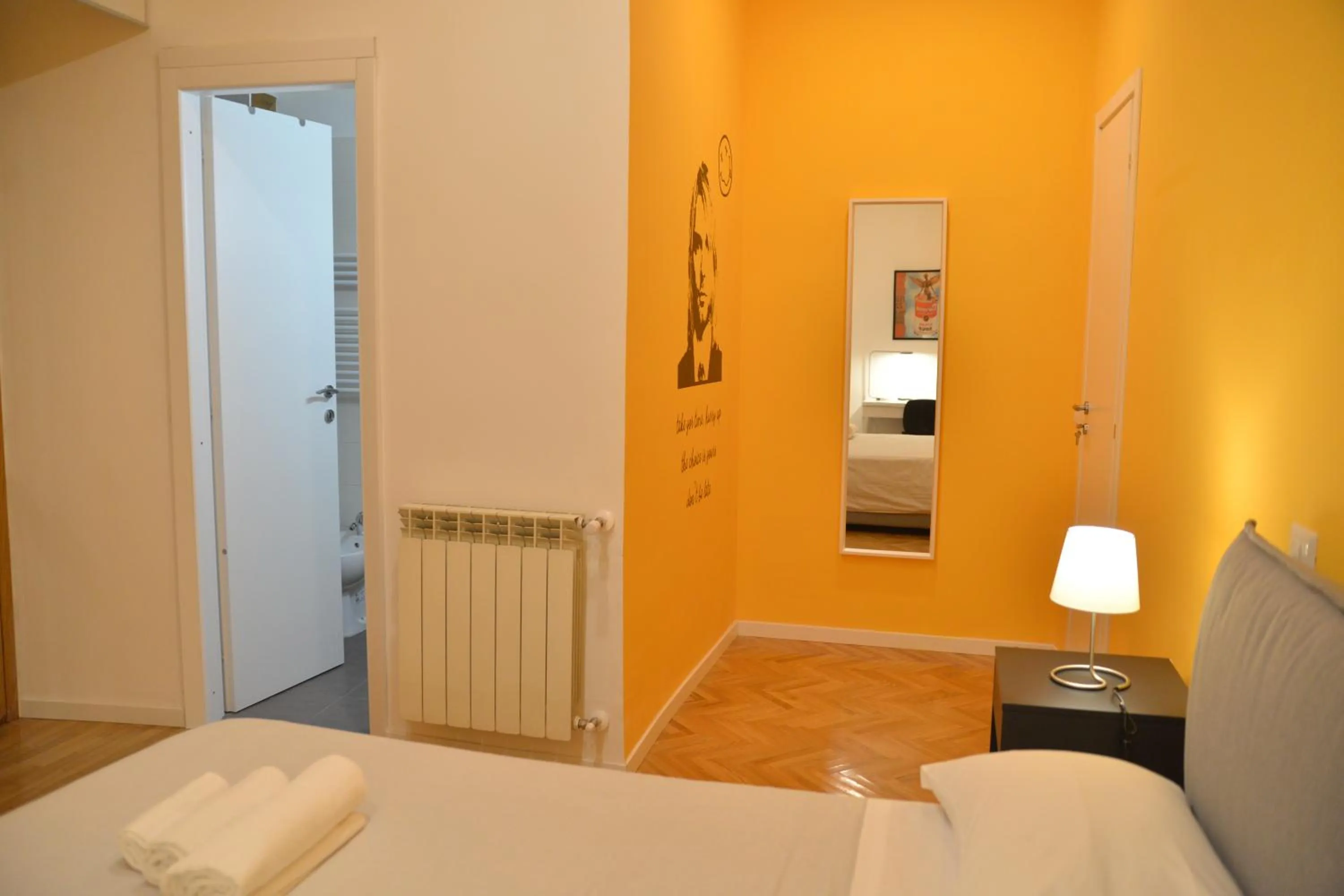 Bed in All You Need is Rome Guesthouse