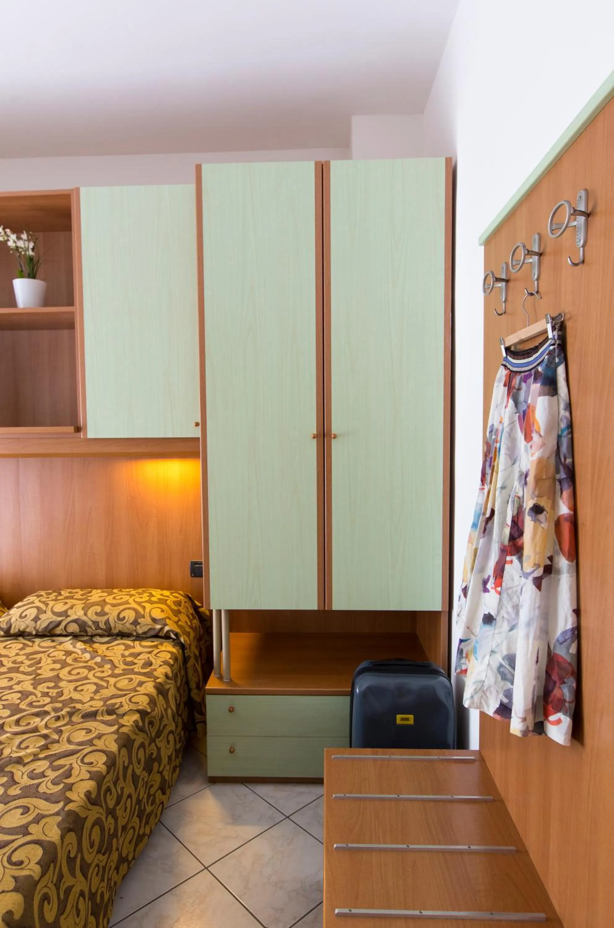 Decorative detail, Bed in Hotel Kennedy