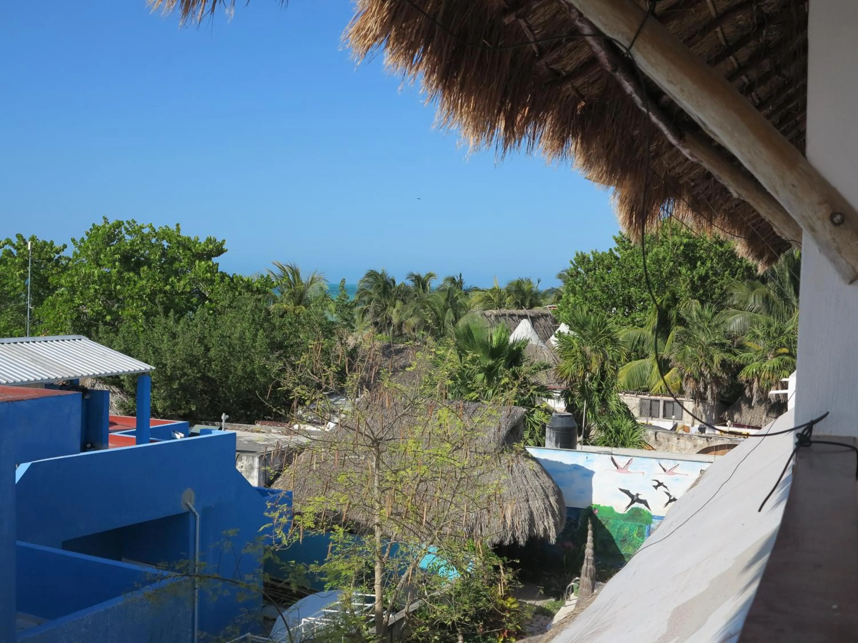 Garden view in Hotel Holmar
