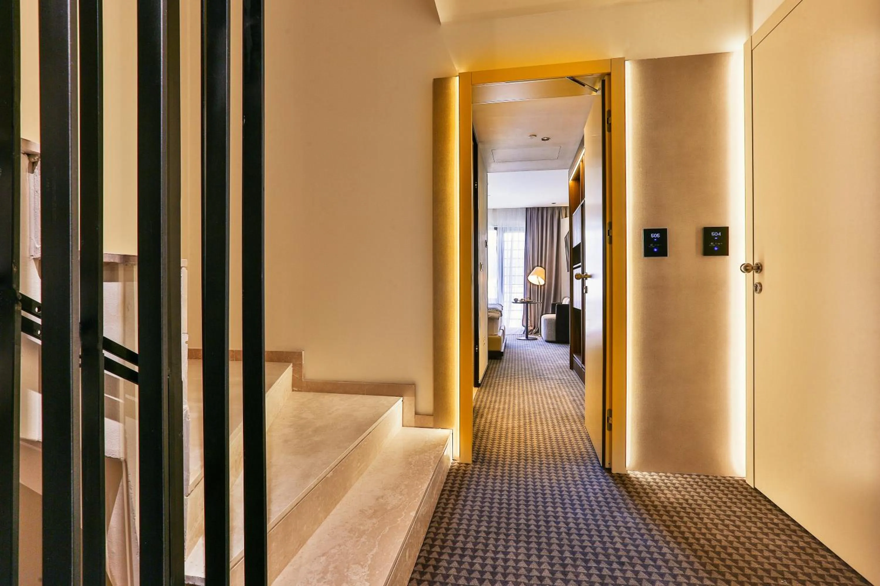 Property building, Bed in Hotel Kalos