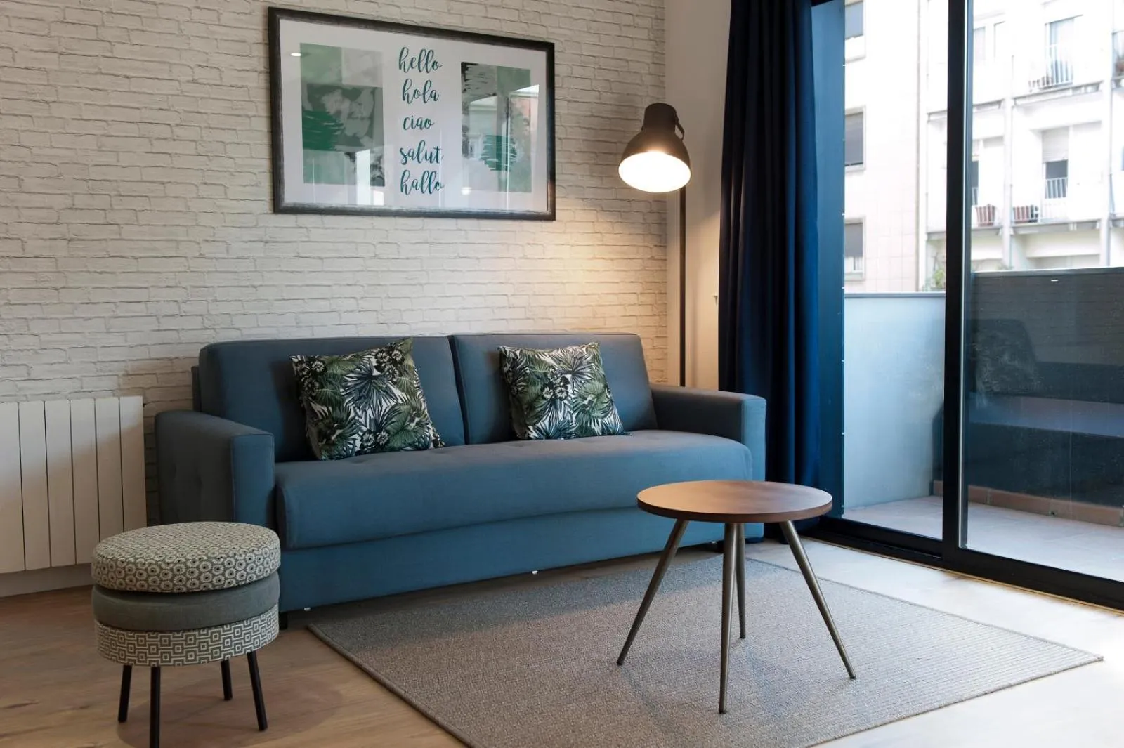 Living room in MH Apartments Sant Pau