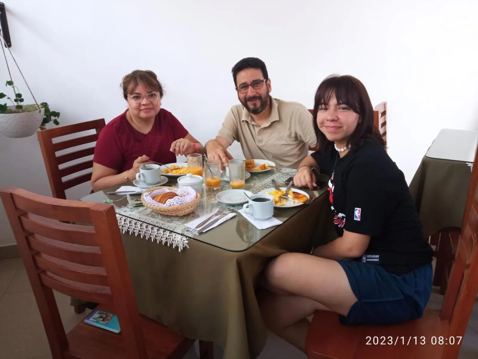 Breakfast in Posada del Angel Hotel