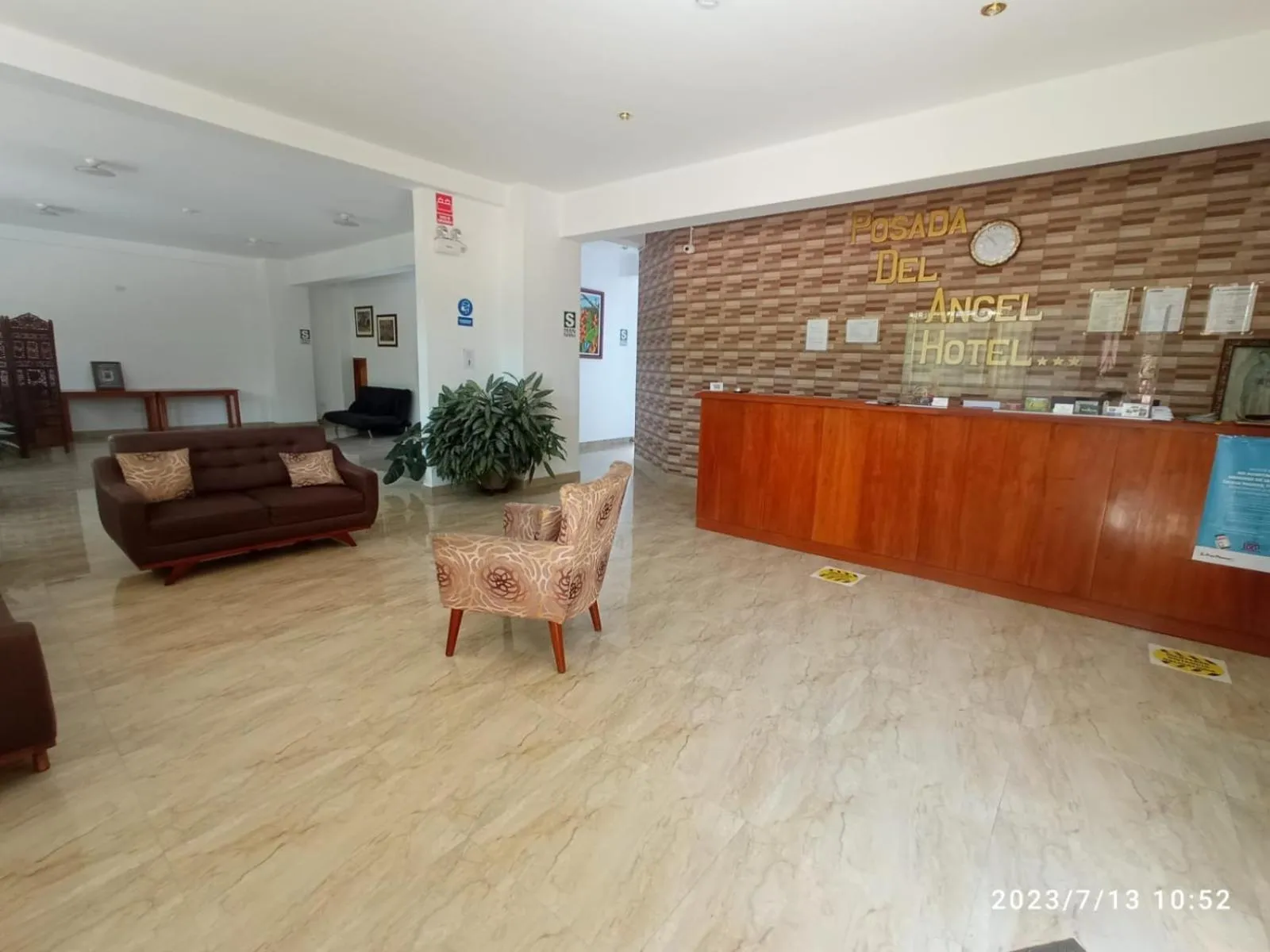 Living room in Posada del Angel Hotel