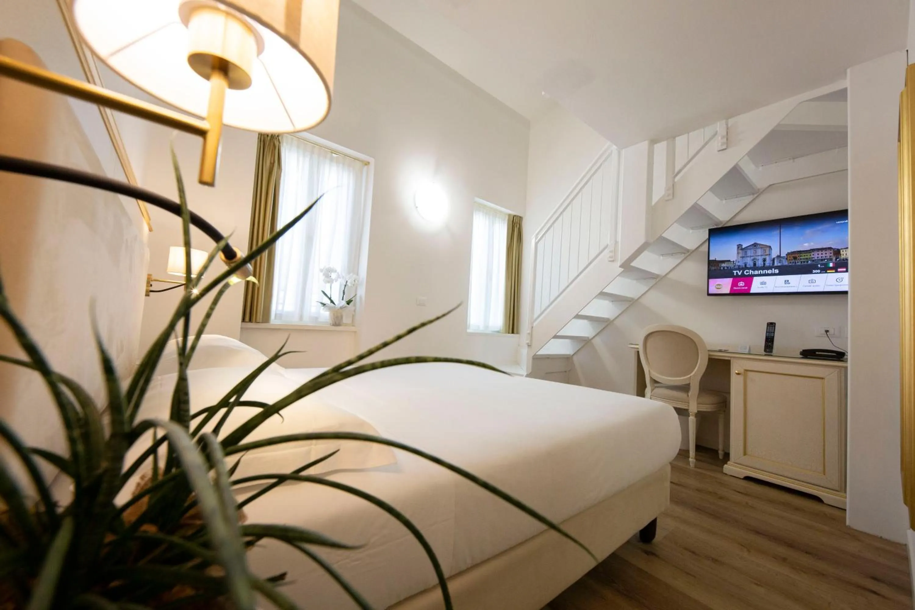 Bed in Hotel Ai Dogi