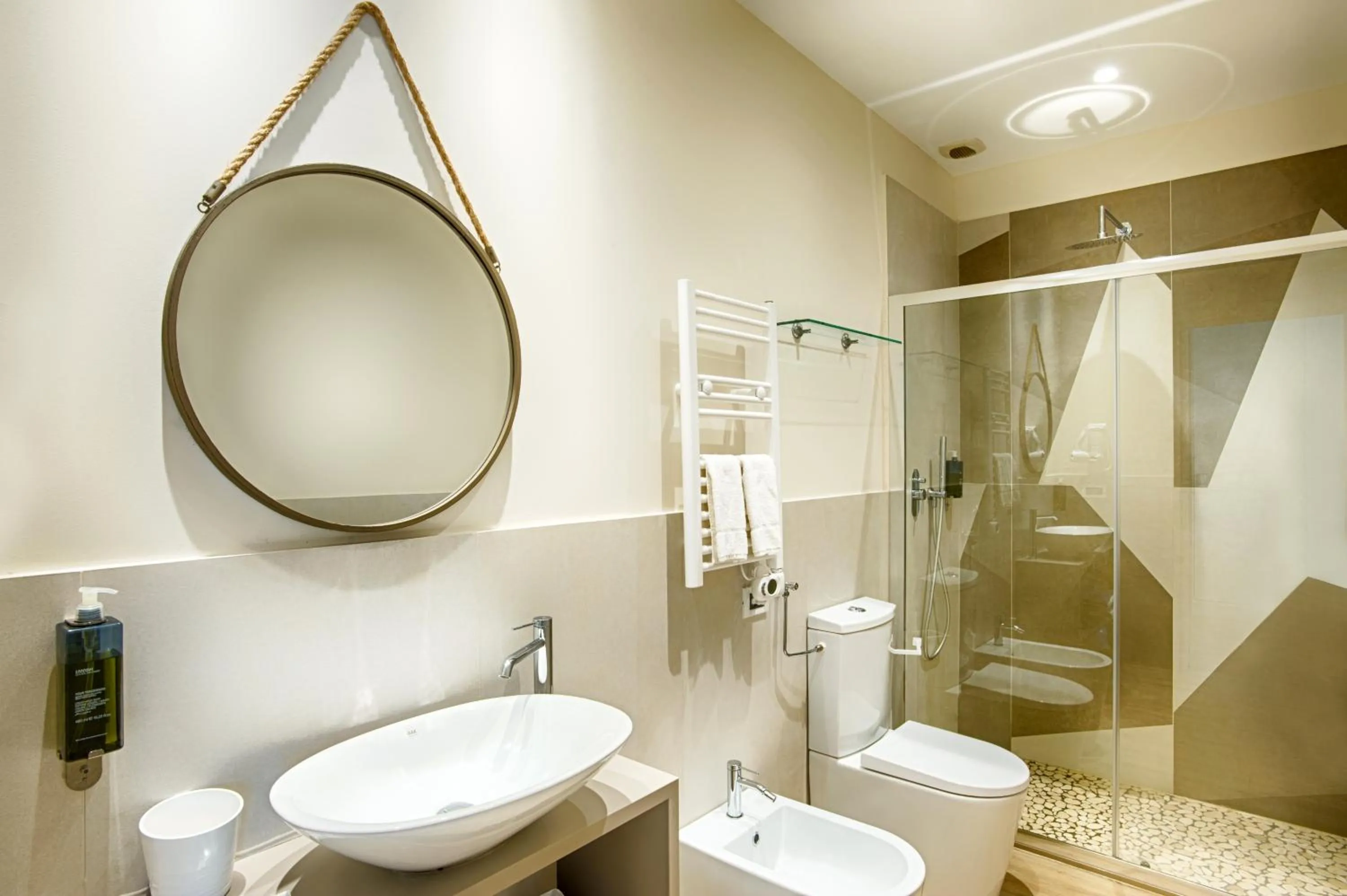 Bathroom in Hotel Agostini