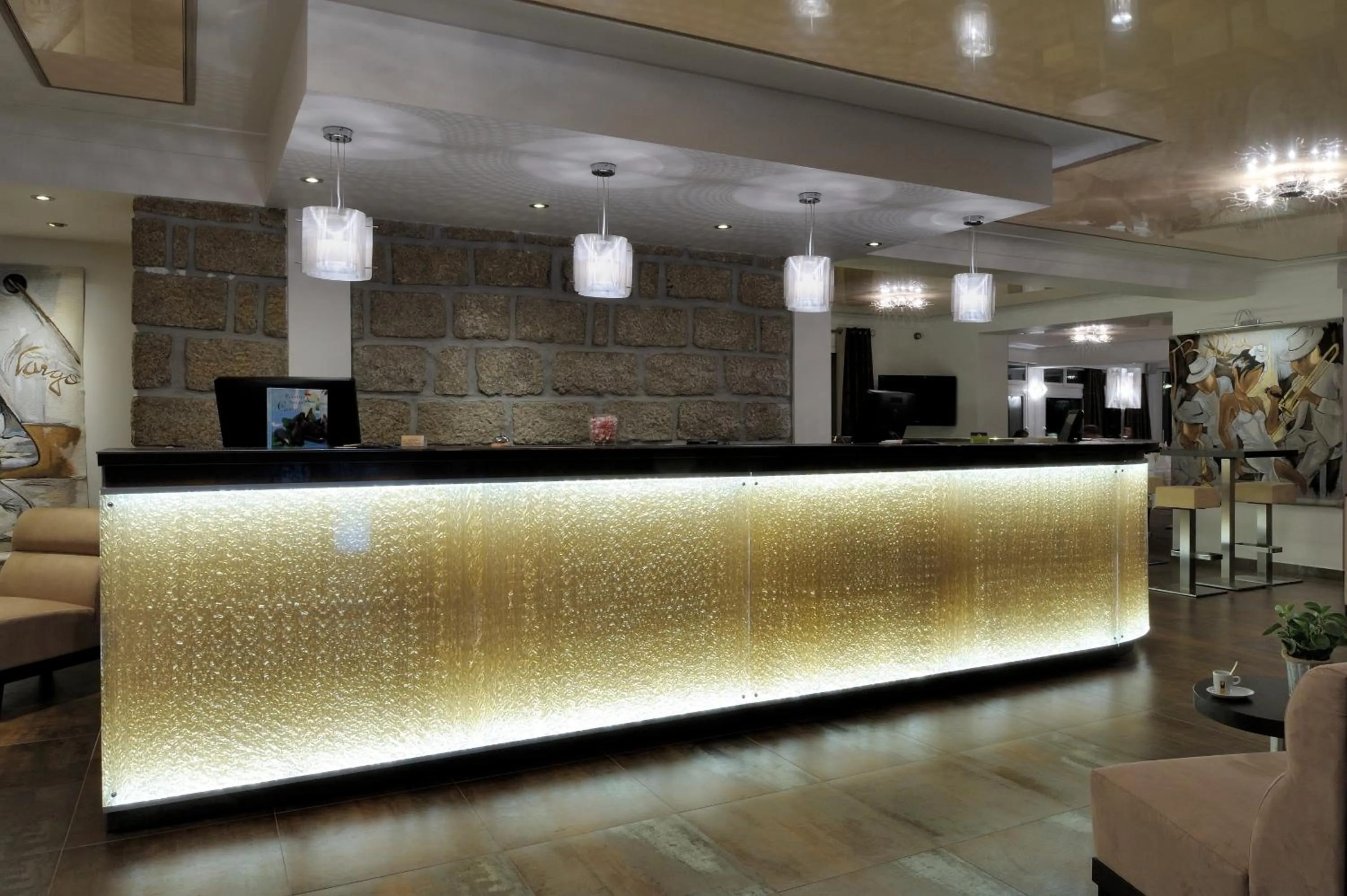 Lobby or reception in Hotel Des Roches