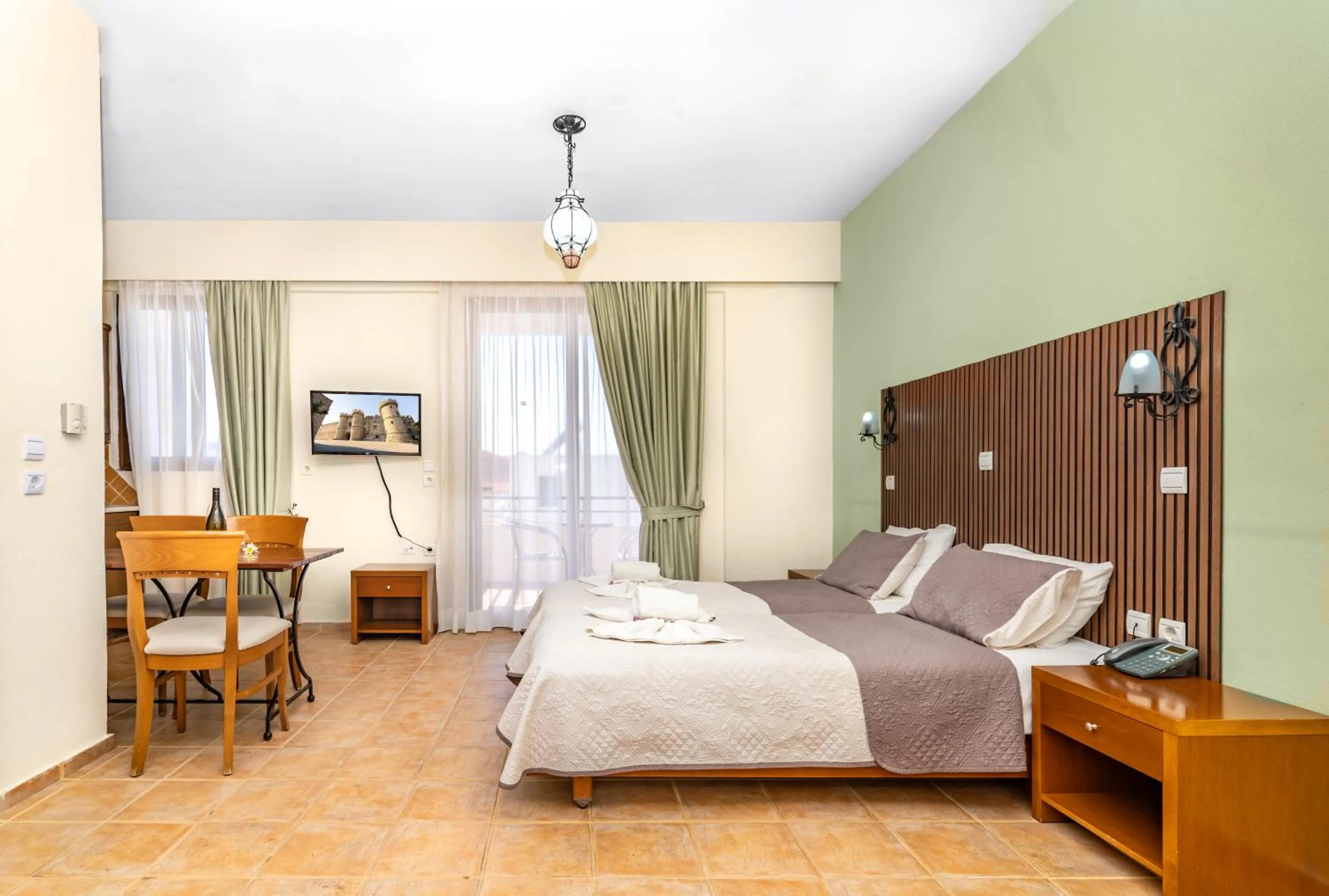 Bed in Villas Duc - Rhodes