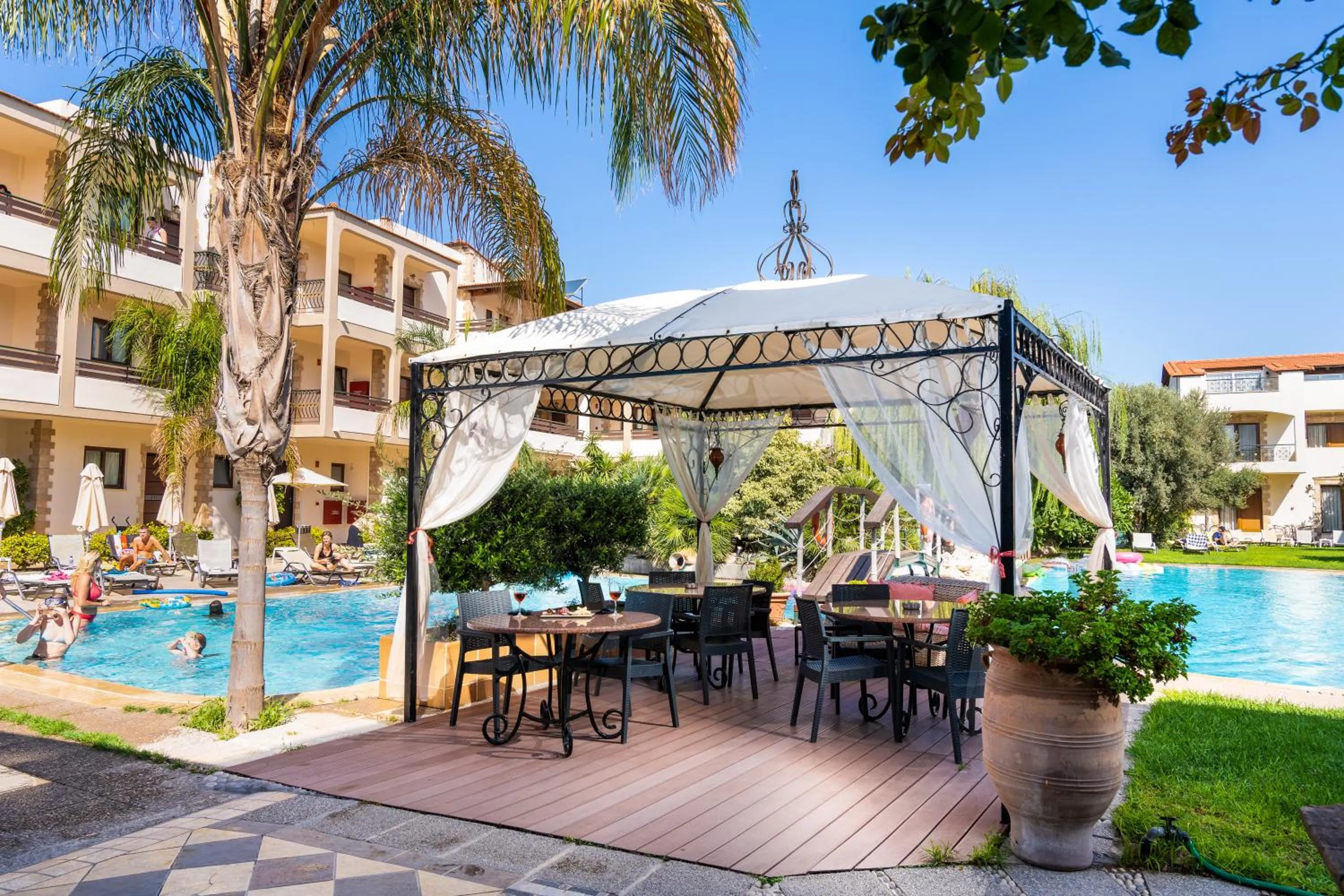Patio in Villas Duc - Rhodes