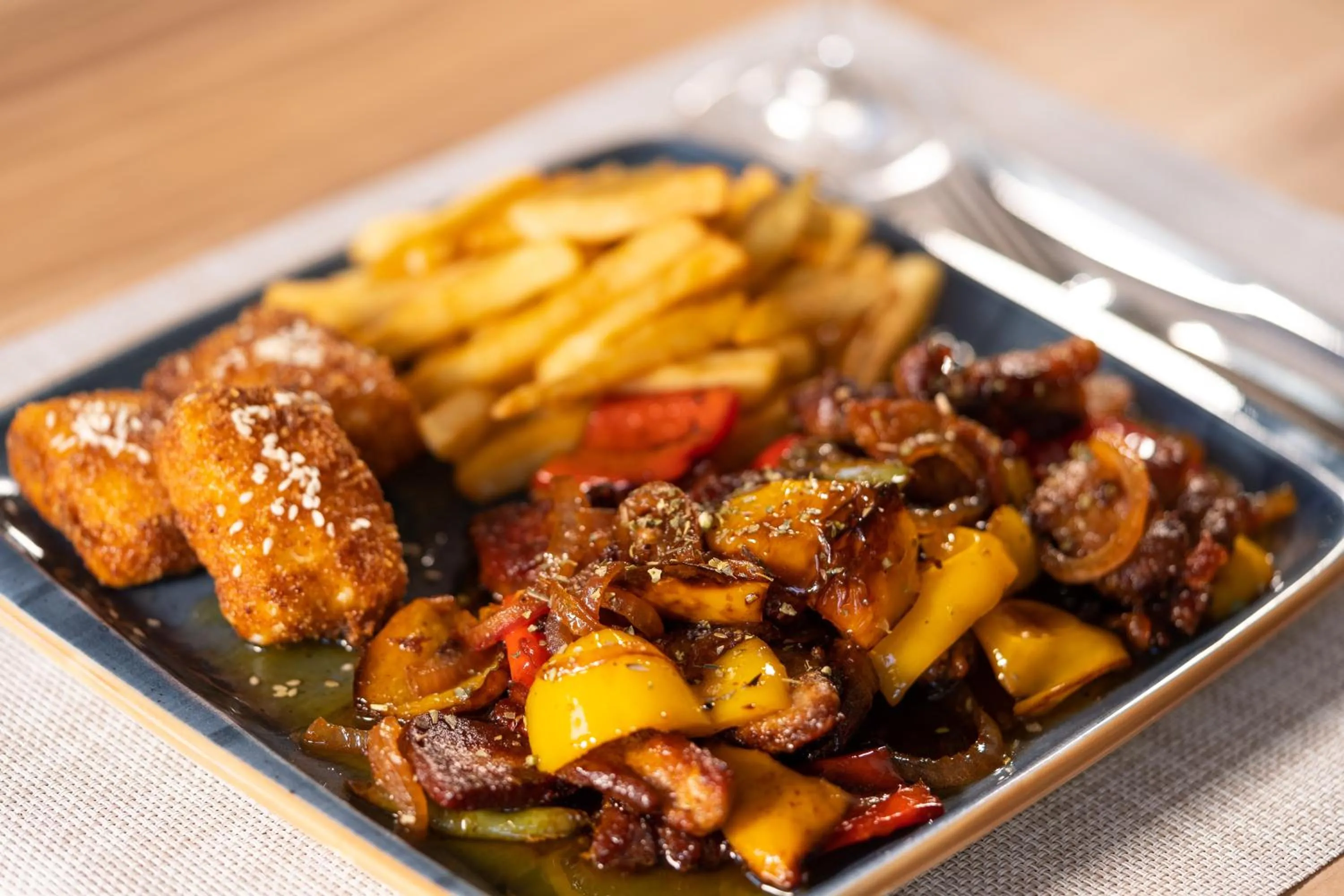 Food and drinks in Villas Duc - Rhodes