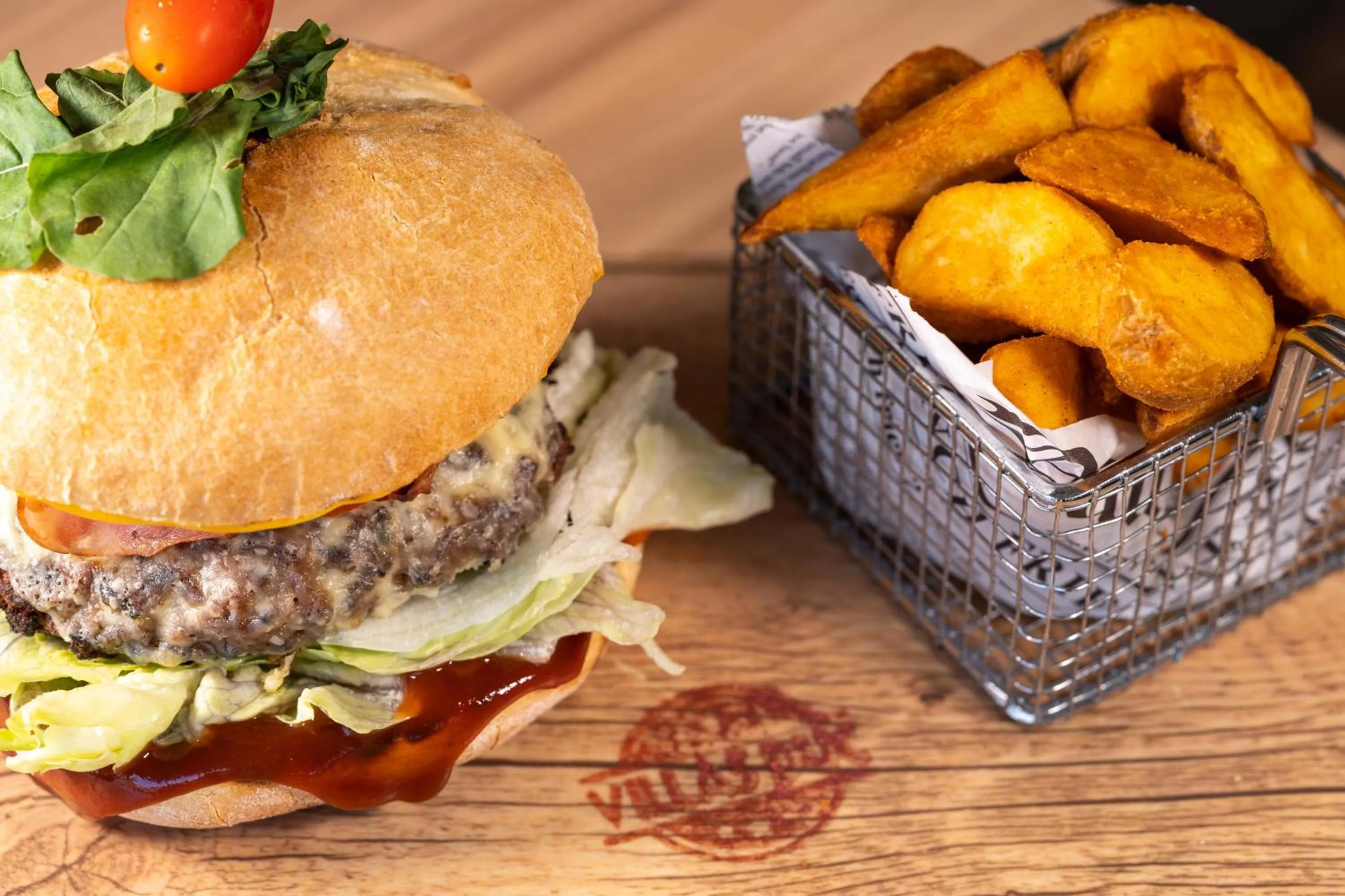 Food and drinks in Villas Duc - Rhodes