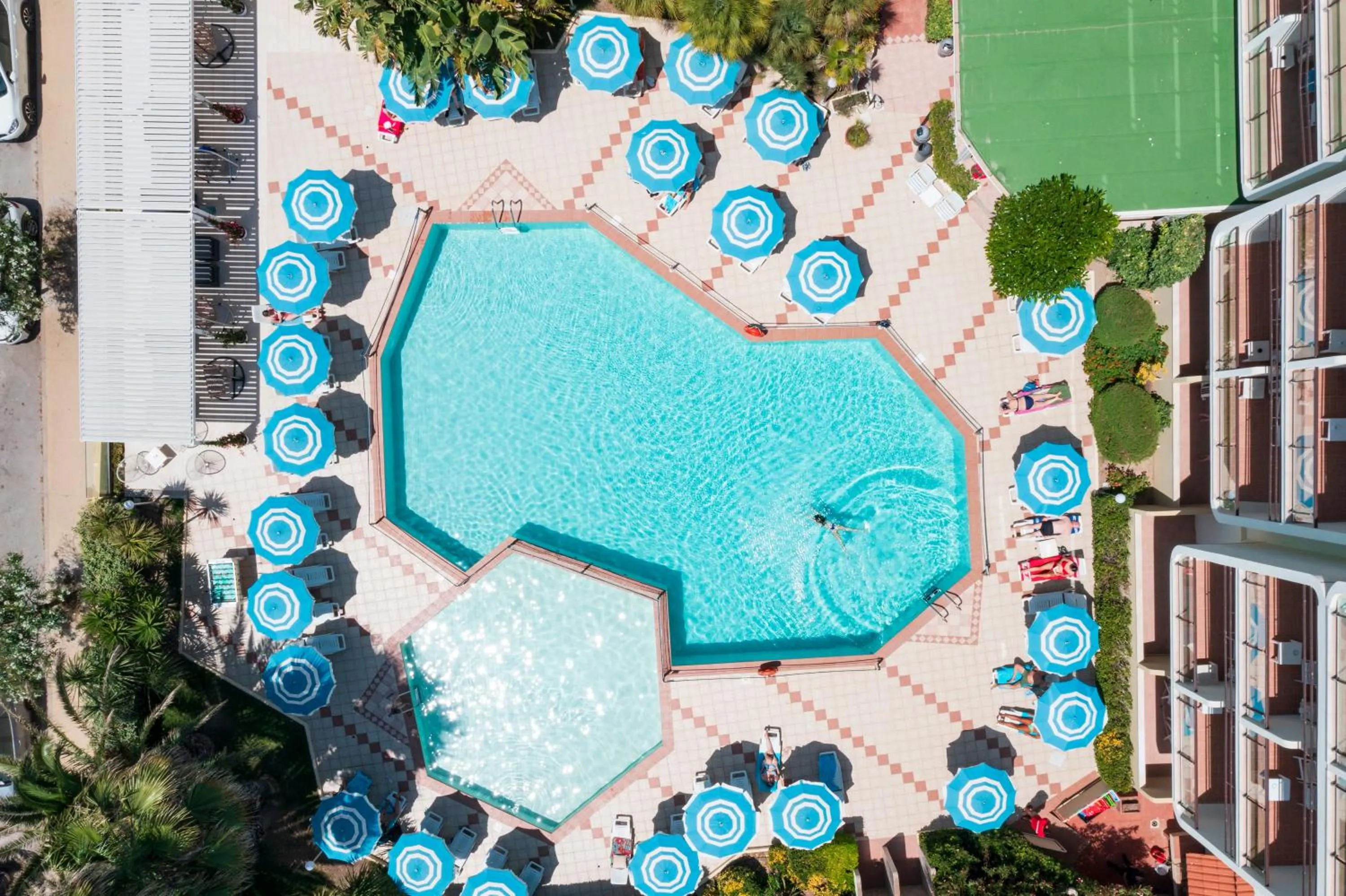 Bird's eye view in Hotel Florida