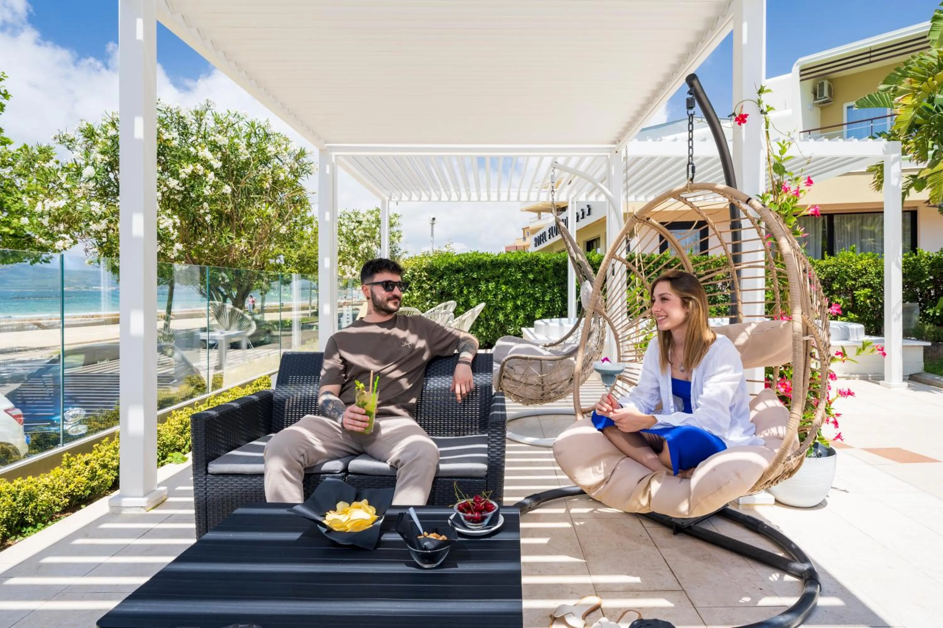 Patio in Hotel Florida