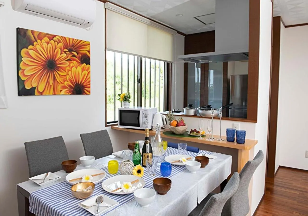 Living room in Miyakojima White House Annex