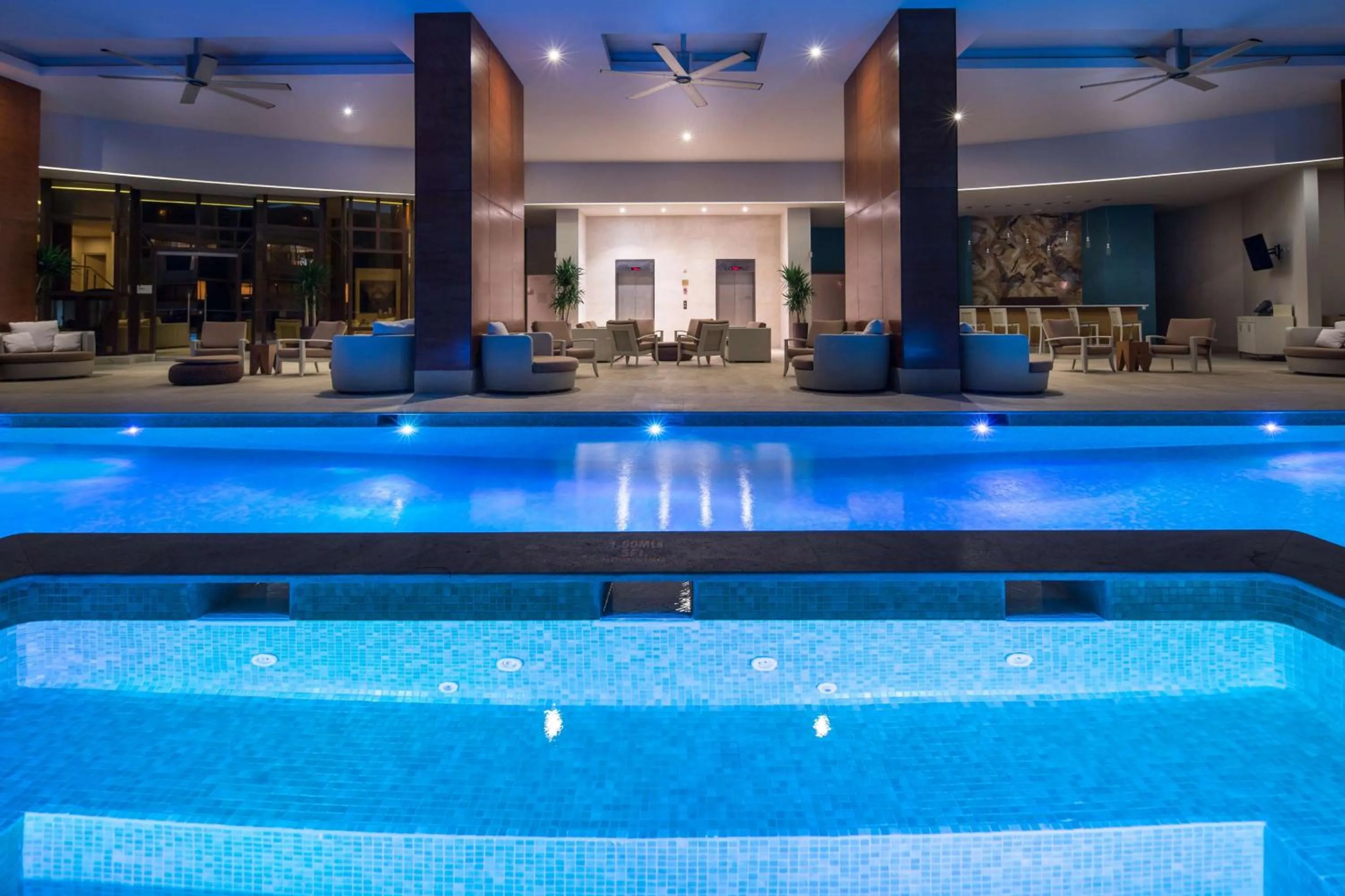 Pool view in Waldorf Astoria Panama