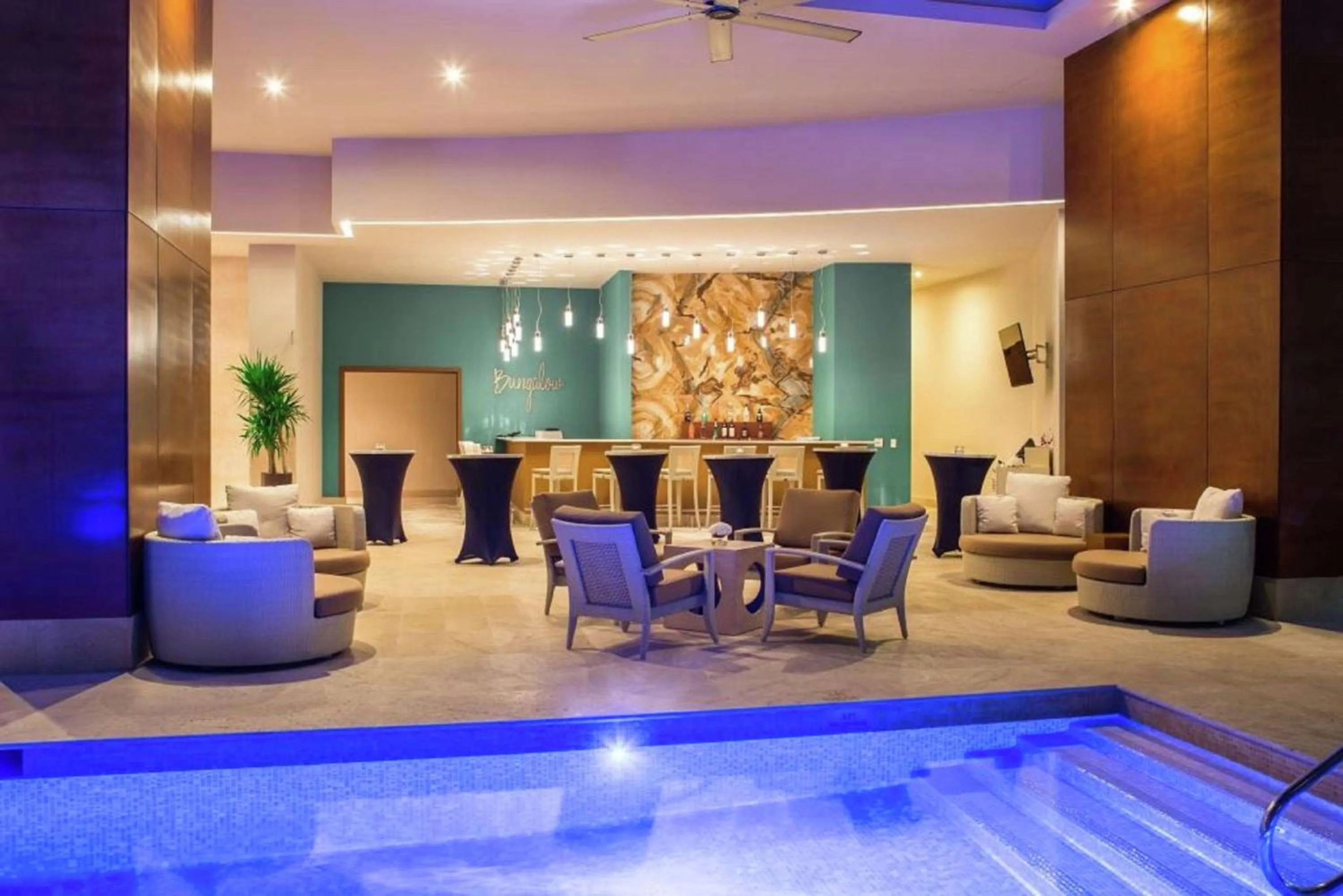 Pool view in Waldorf Astoria Panama