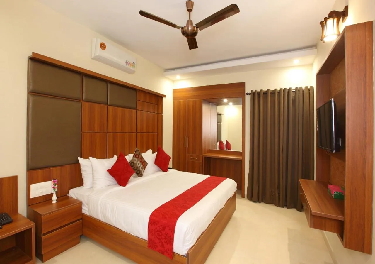 Bed in Laimar Suites