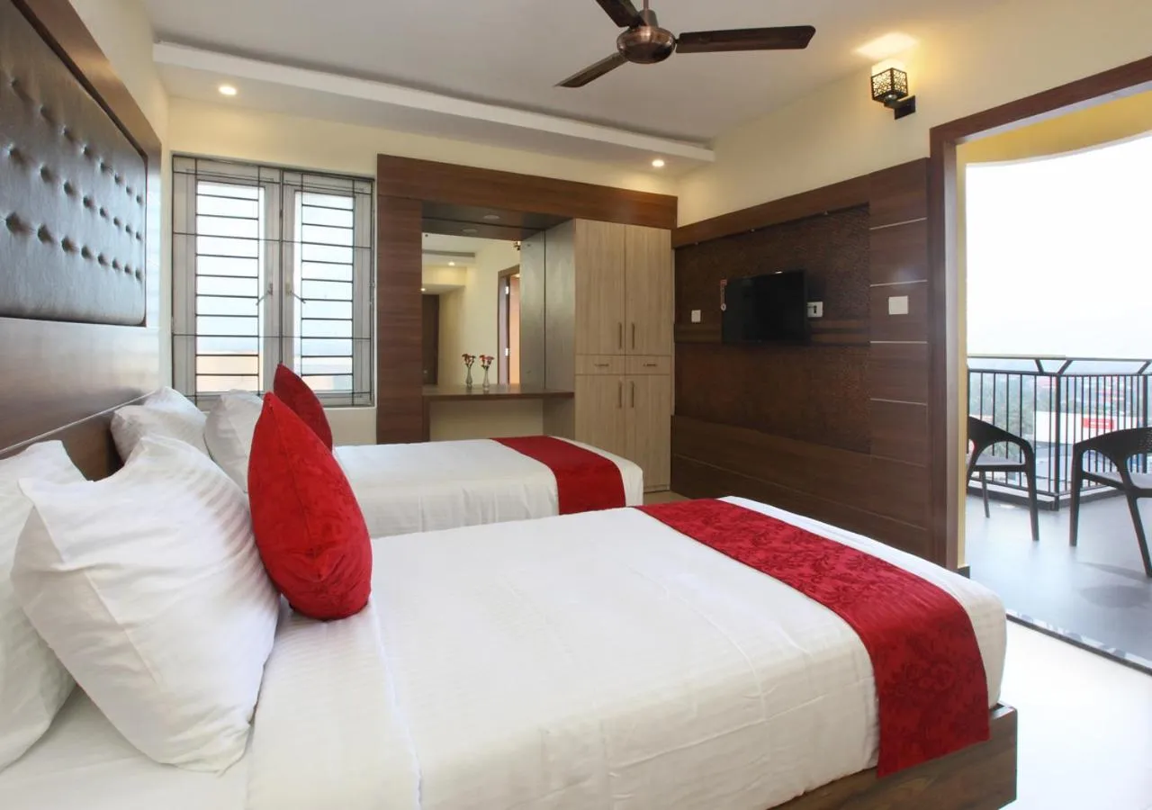 Bed in Laimar Suites