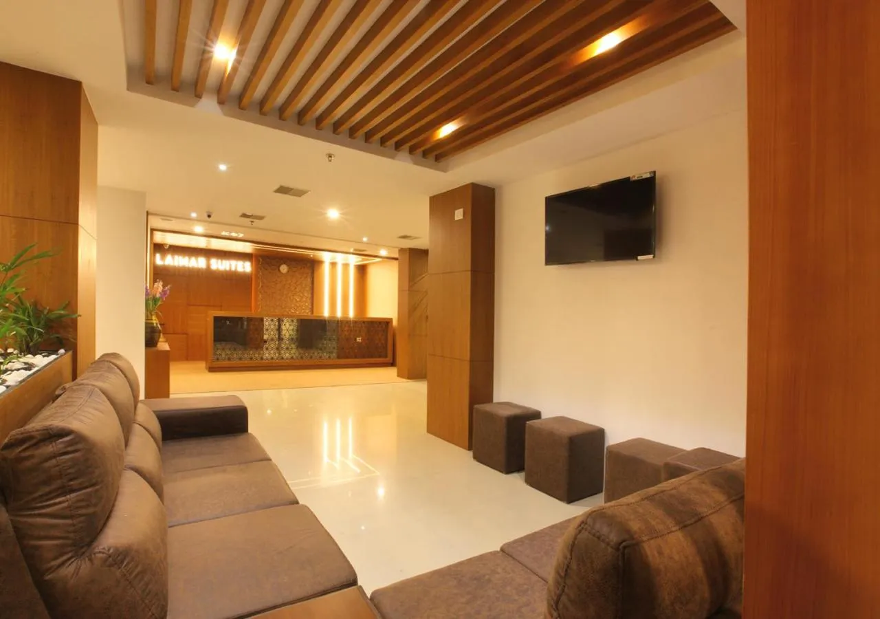 Living room in Laimar Suites