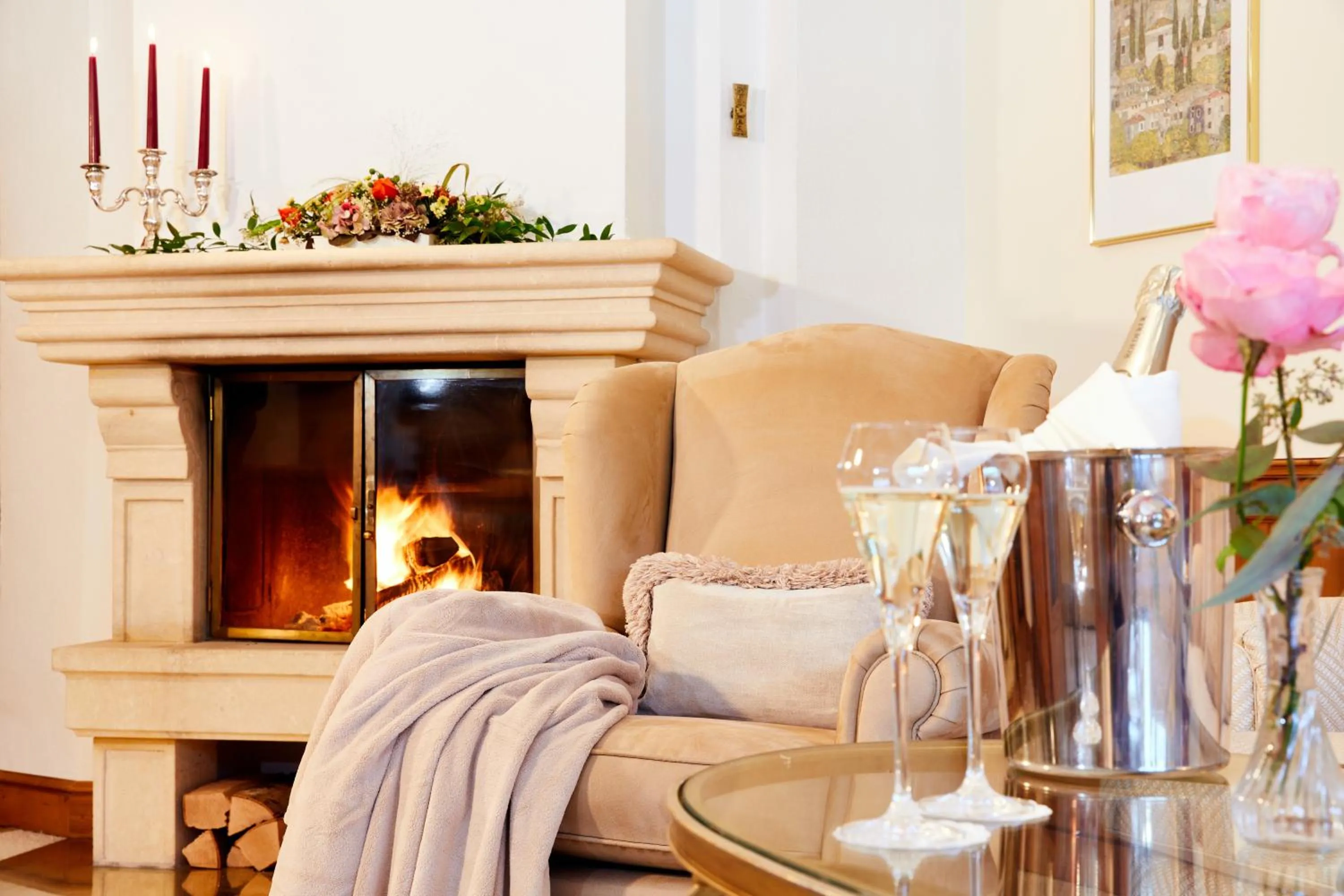 Living room in Salzburgerhof, das 5-Sterne Hotel von Zell am See