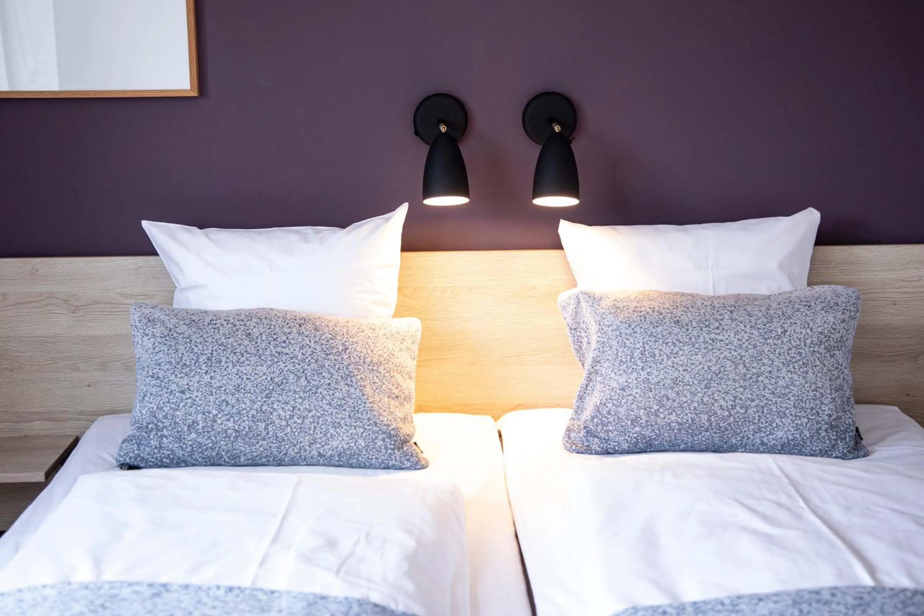 Bed in Hotel Strandparken