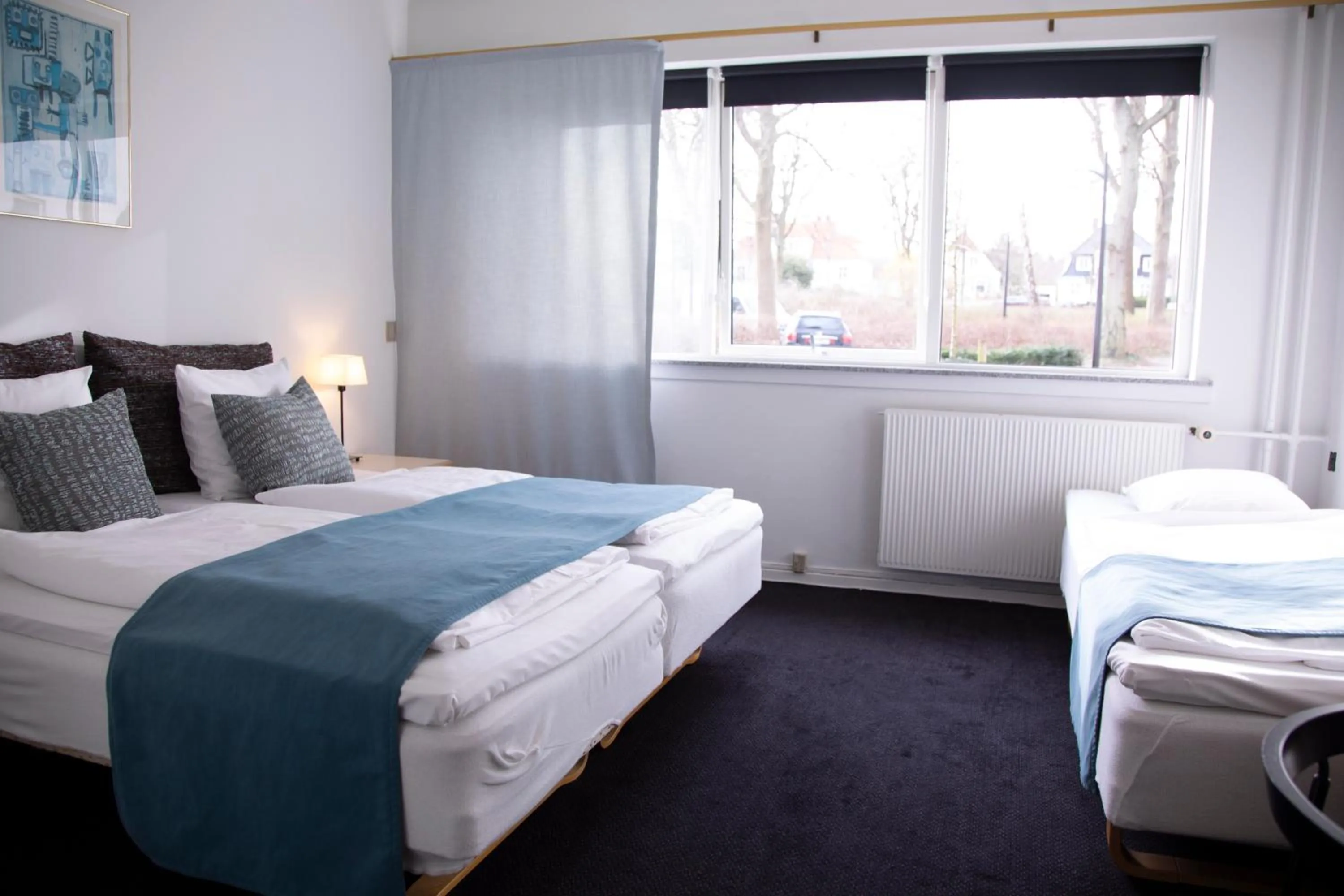 Bed in Hotel Strandparken