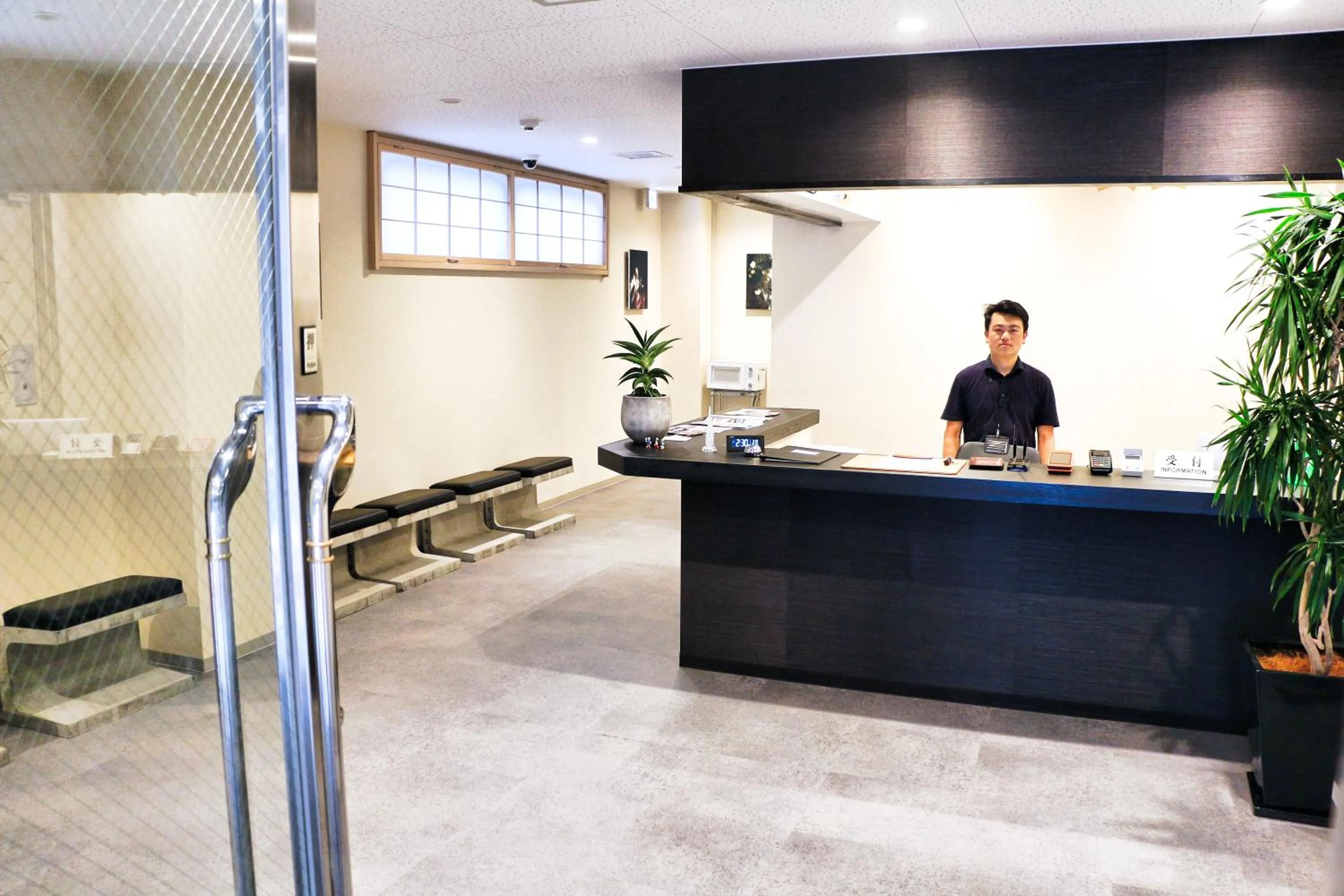 Lobby or reception in Akihabara Nakagawa Inn