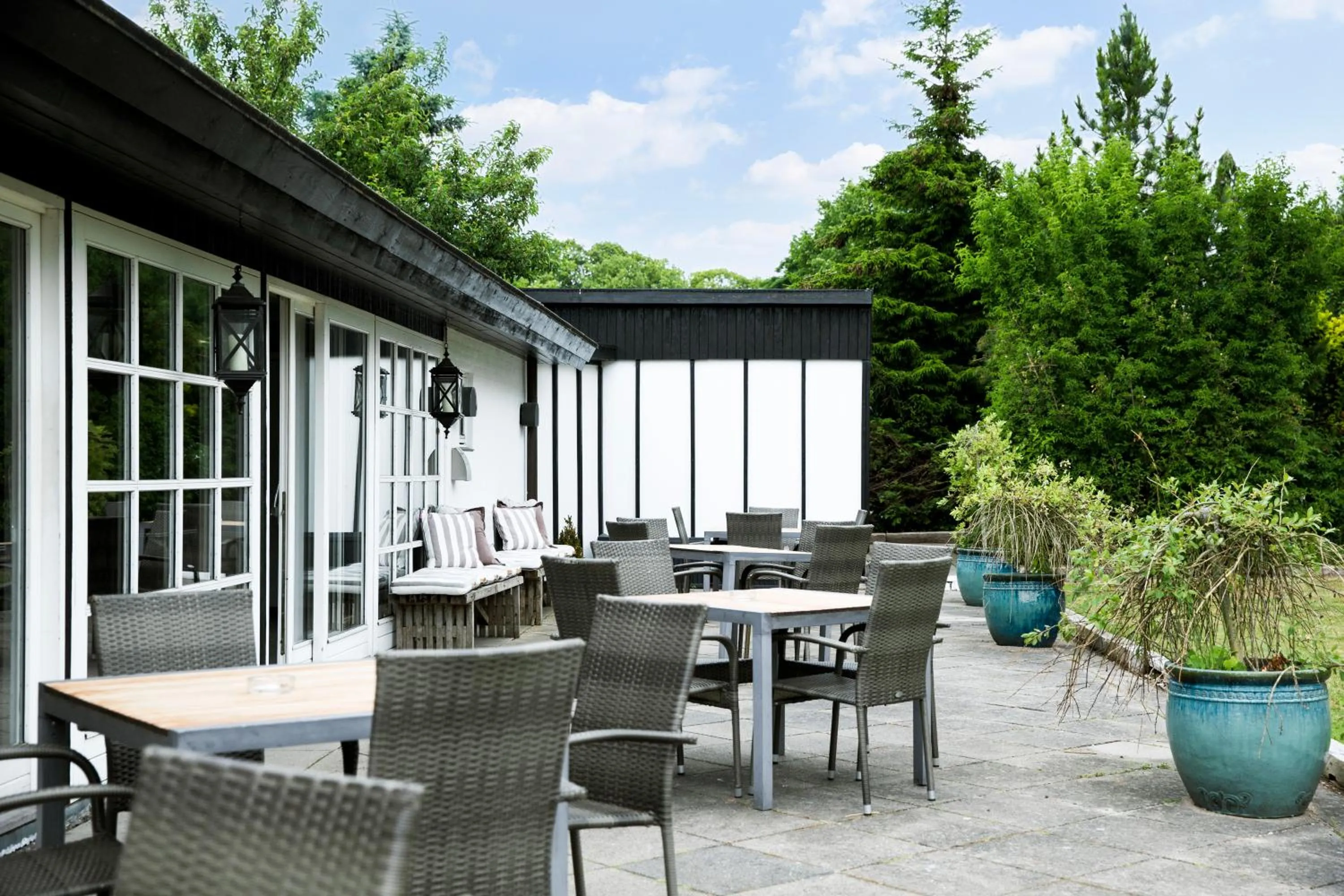 Garden in Skjalm Hvide Hotel