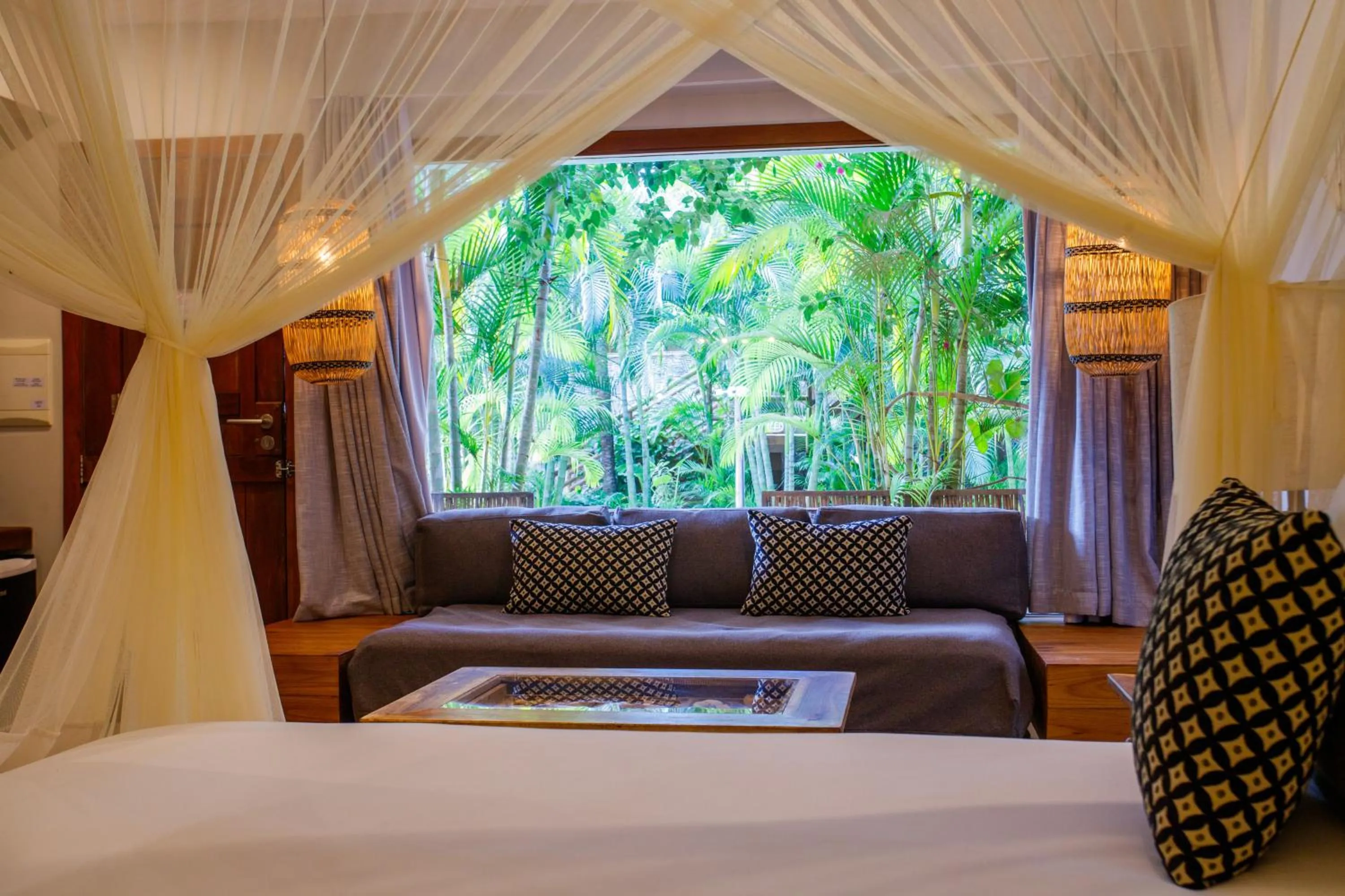 Natural landscape, Bed in Pousada Mi Secreto