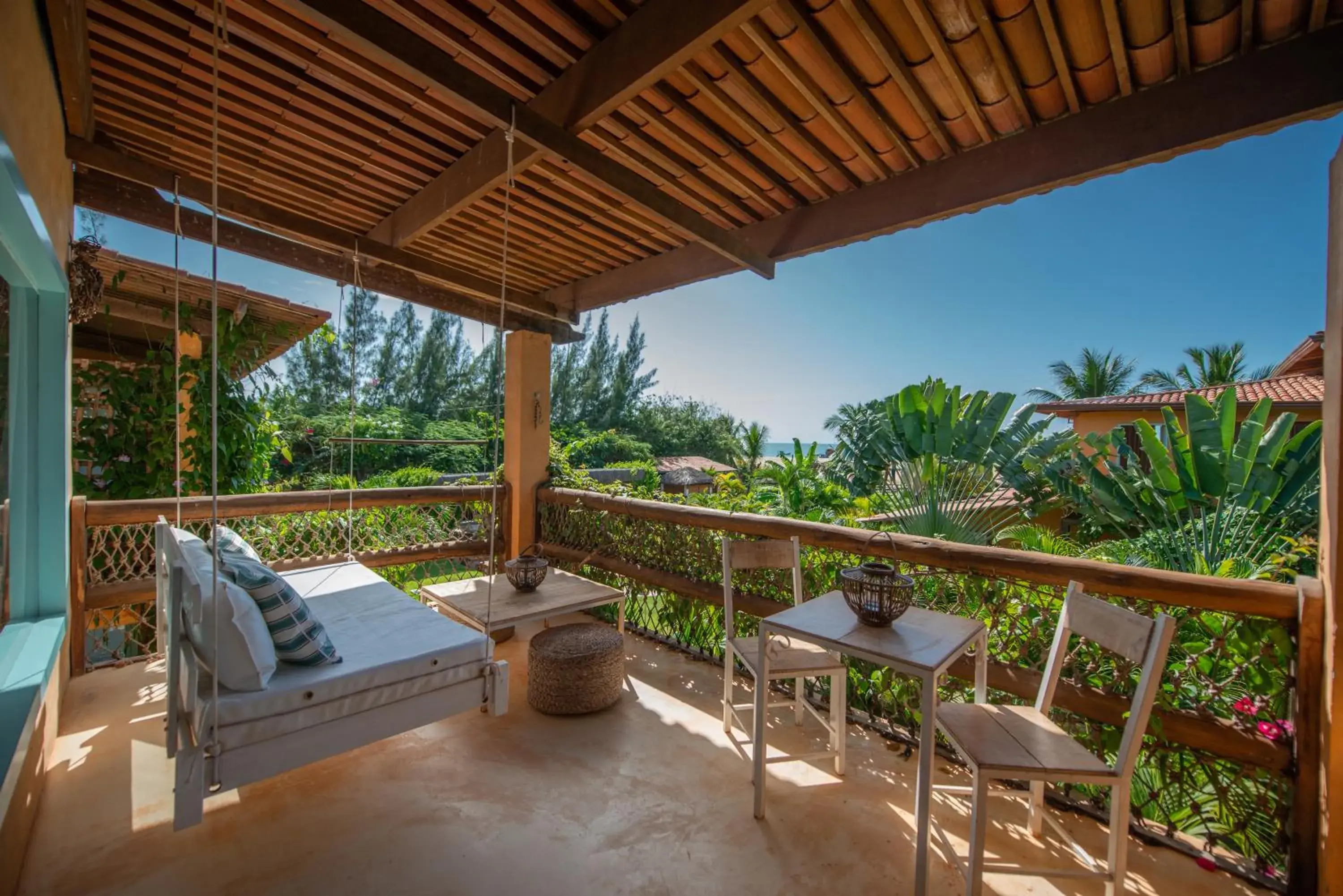 Double Room with Garden View - Upper Floor in Pousada Mi Secreto Double Room with Garden View - Upper Floor in Pousada Mi Secreto