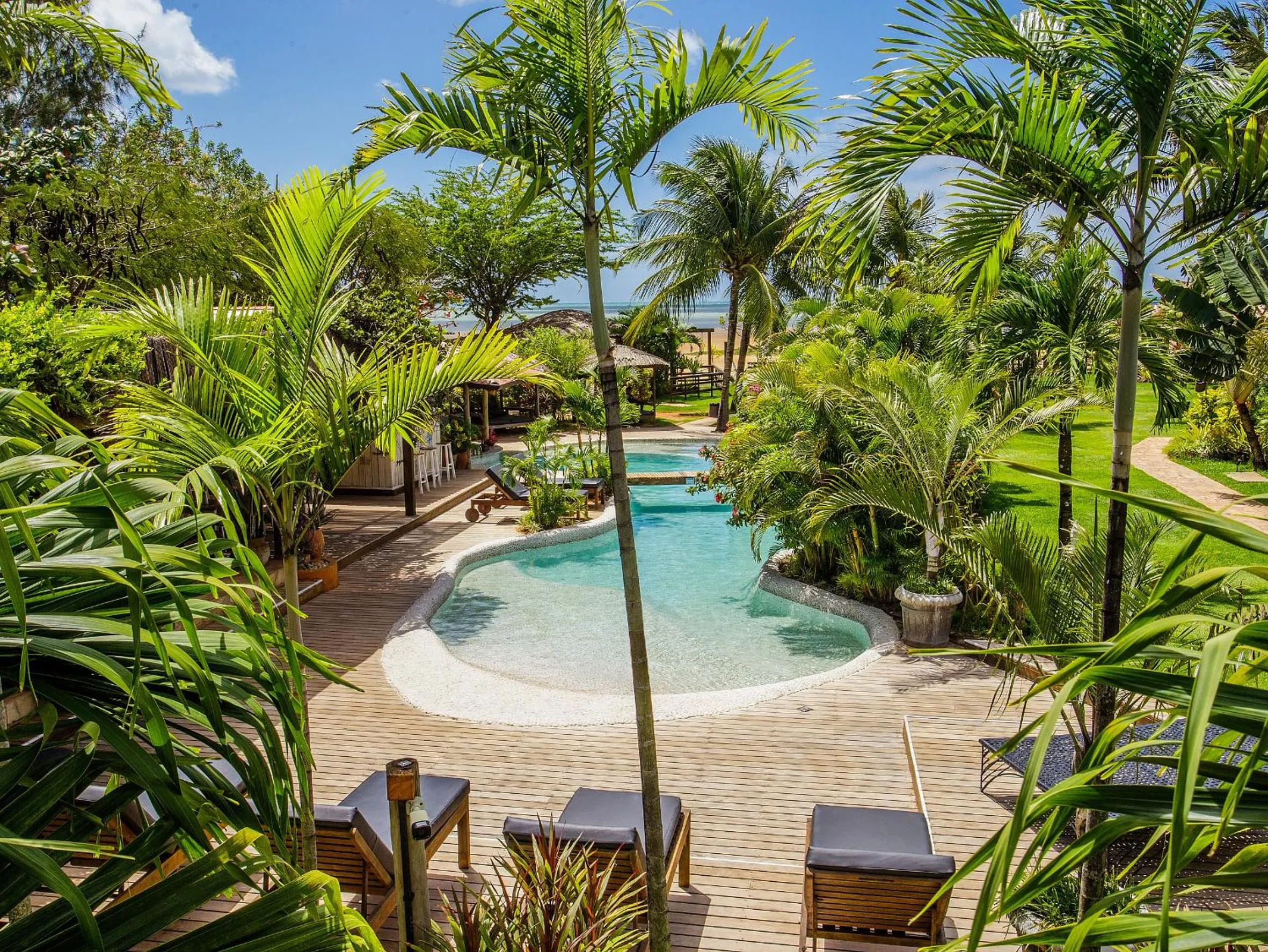 Swimming pool in Pousada Mi Secreto
