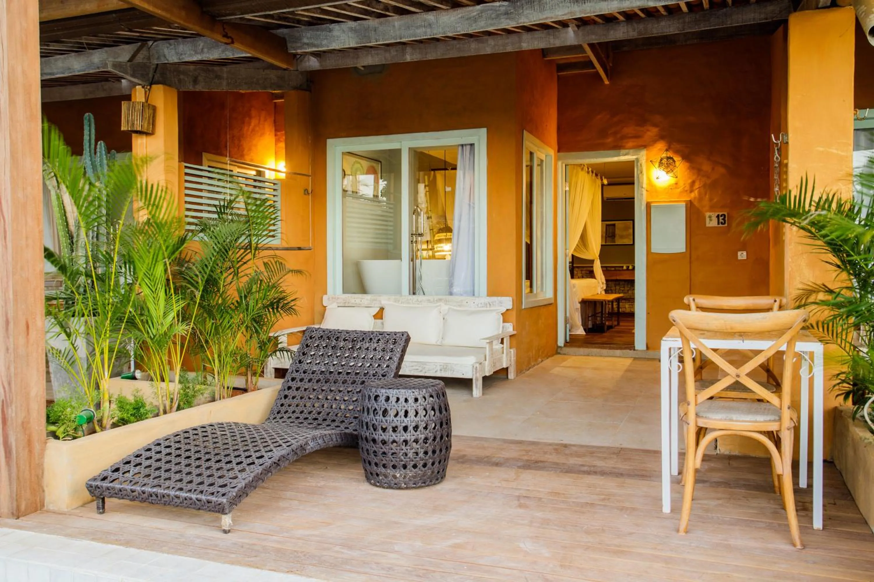 Balcony/Terrace in Pousada Mi Secreto