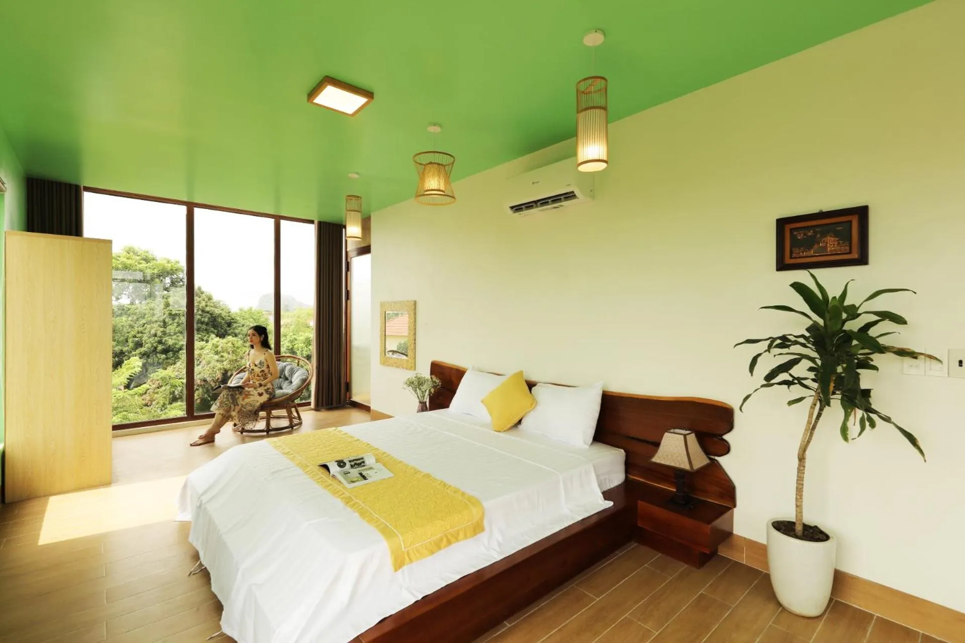 Bedroom, Bed in Trang An Ao Dai Homestay