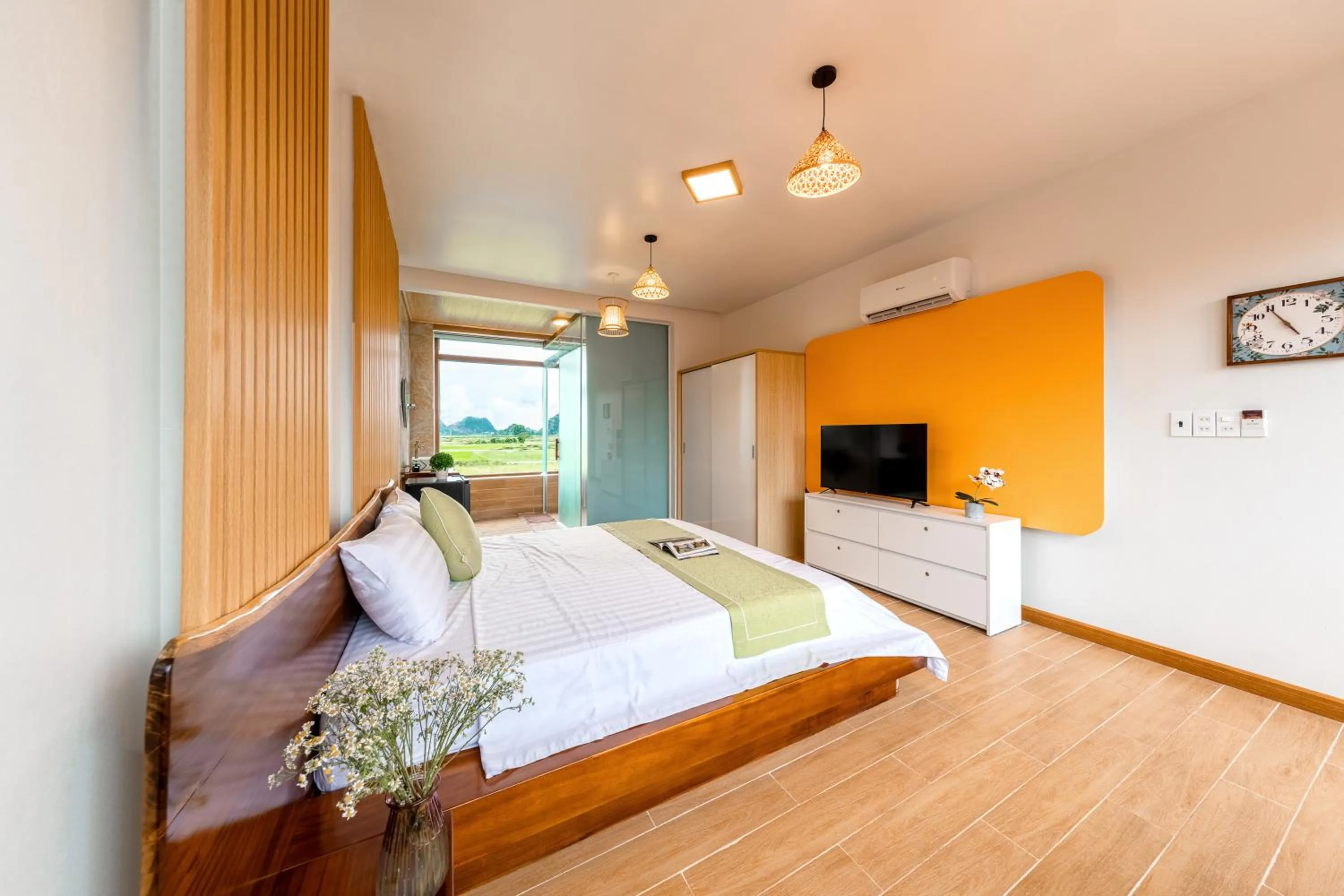 Bedroom, Bed in Trang An Ao Dai Homestay