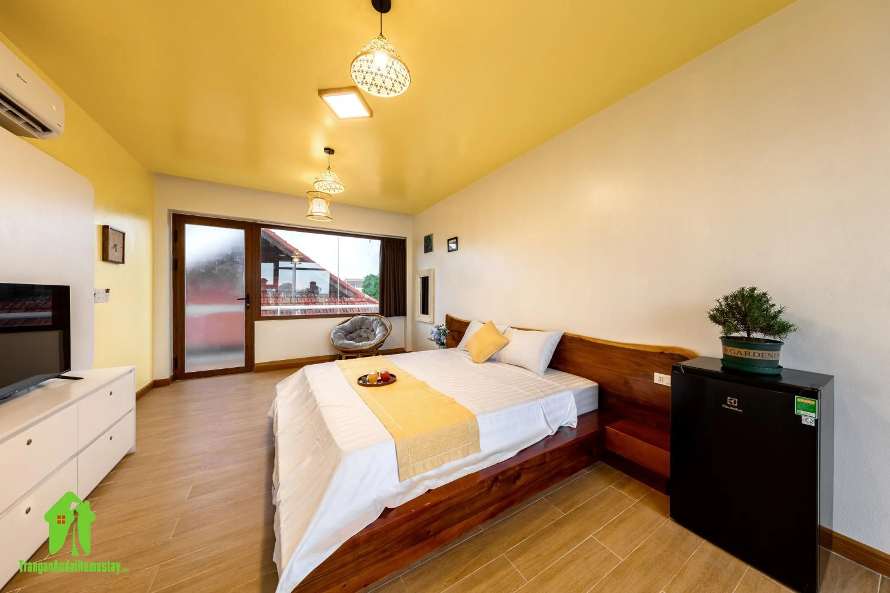 Bedroom, Bed in Trang An Ao Dai Homestay