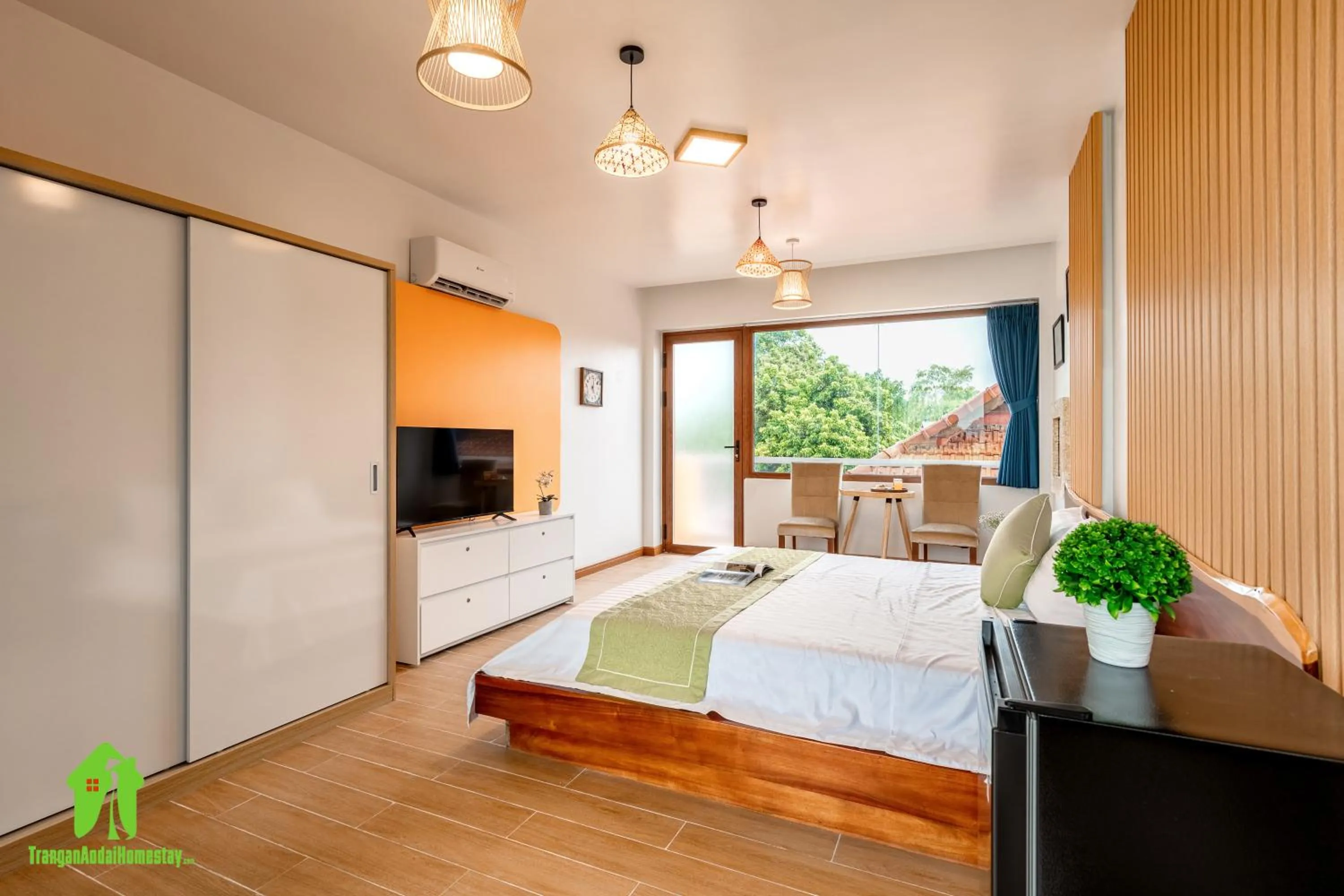 Bedroom, Bed in Trang An Ao Dai Homestay