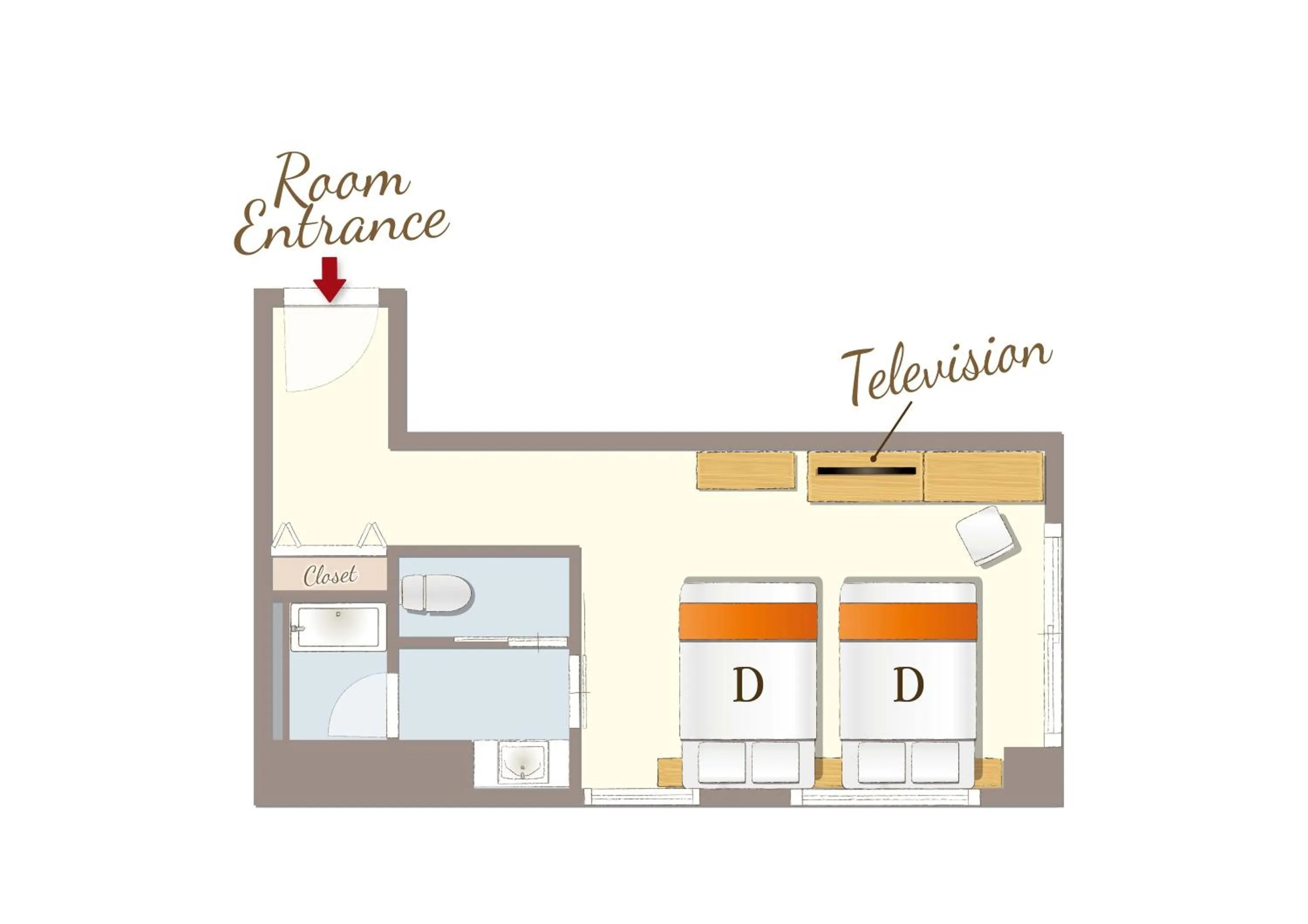 Floor plan in RESI STAY Heart
