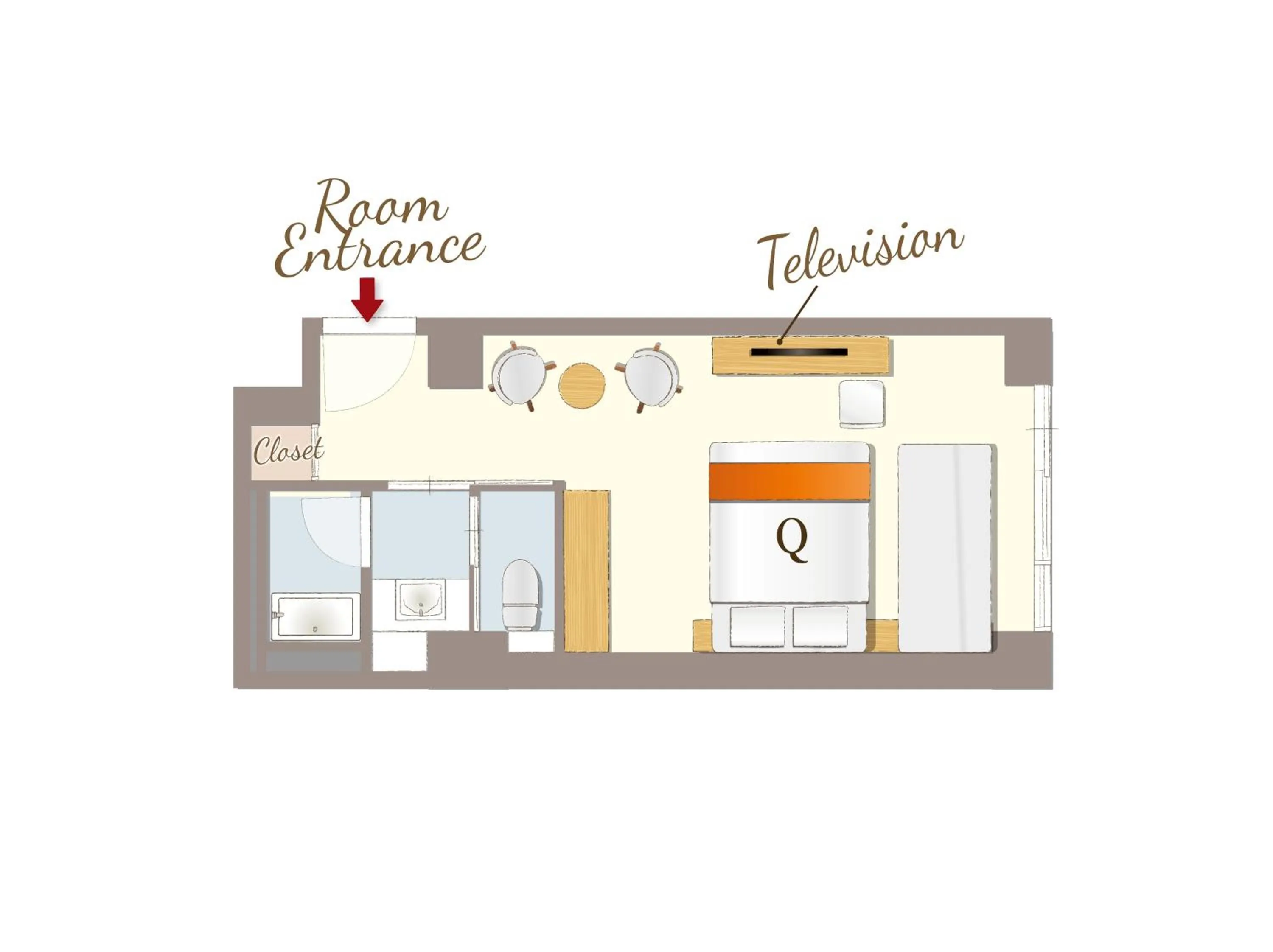 Floor plan in RESI STAY Heart