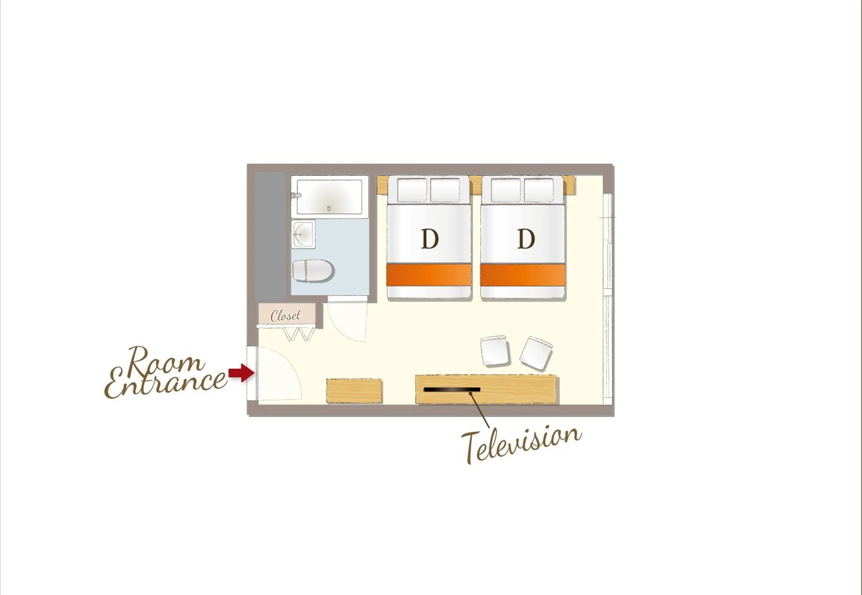 Floor plan in RESI STAY Heart