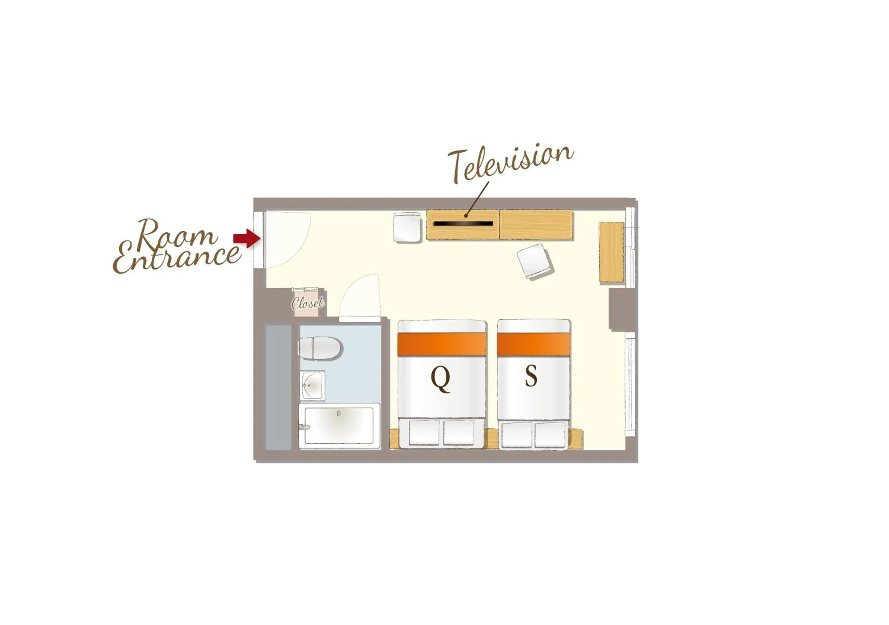 Floor plan in RESI STAY Heart
