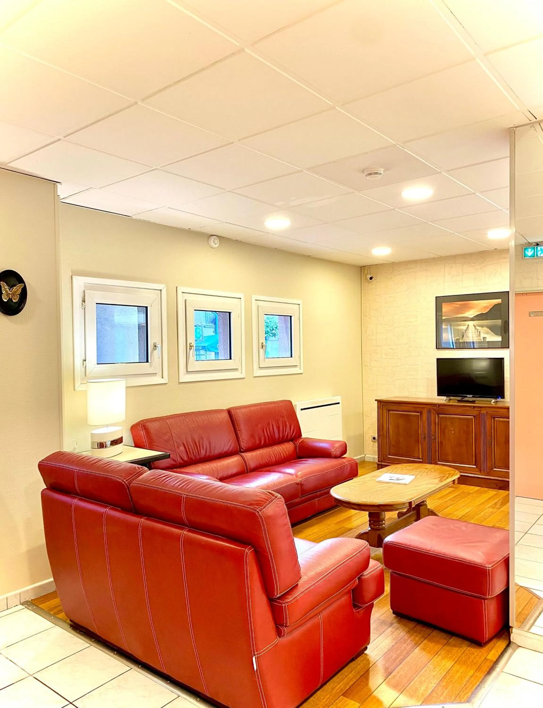 Communal lounge/ TV room in Hotel Le Village