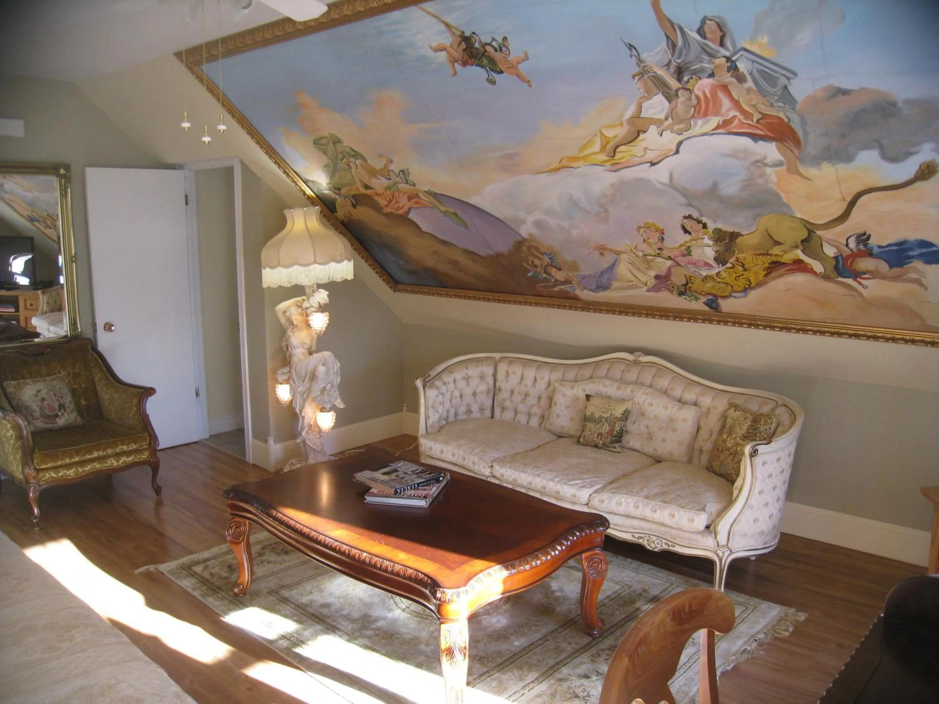 Living room in Auberge Marquis de Montcalm