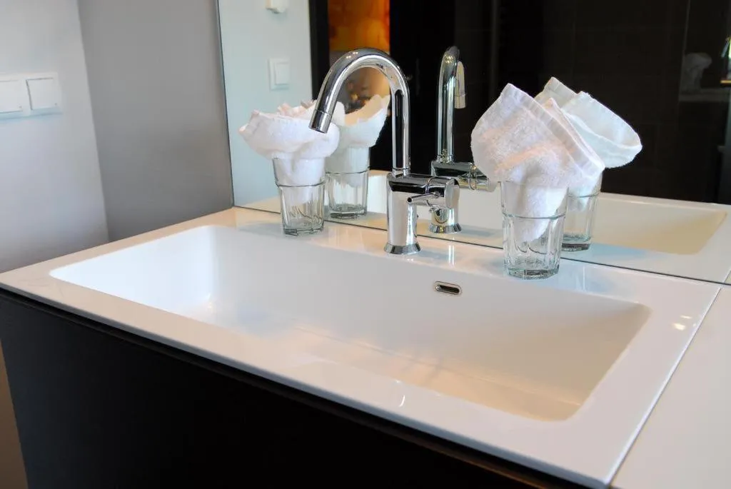 Bathroom in Hotel Künstlerquartier Seezeichen